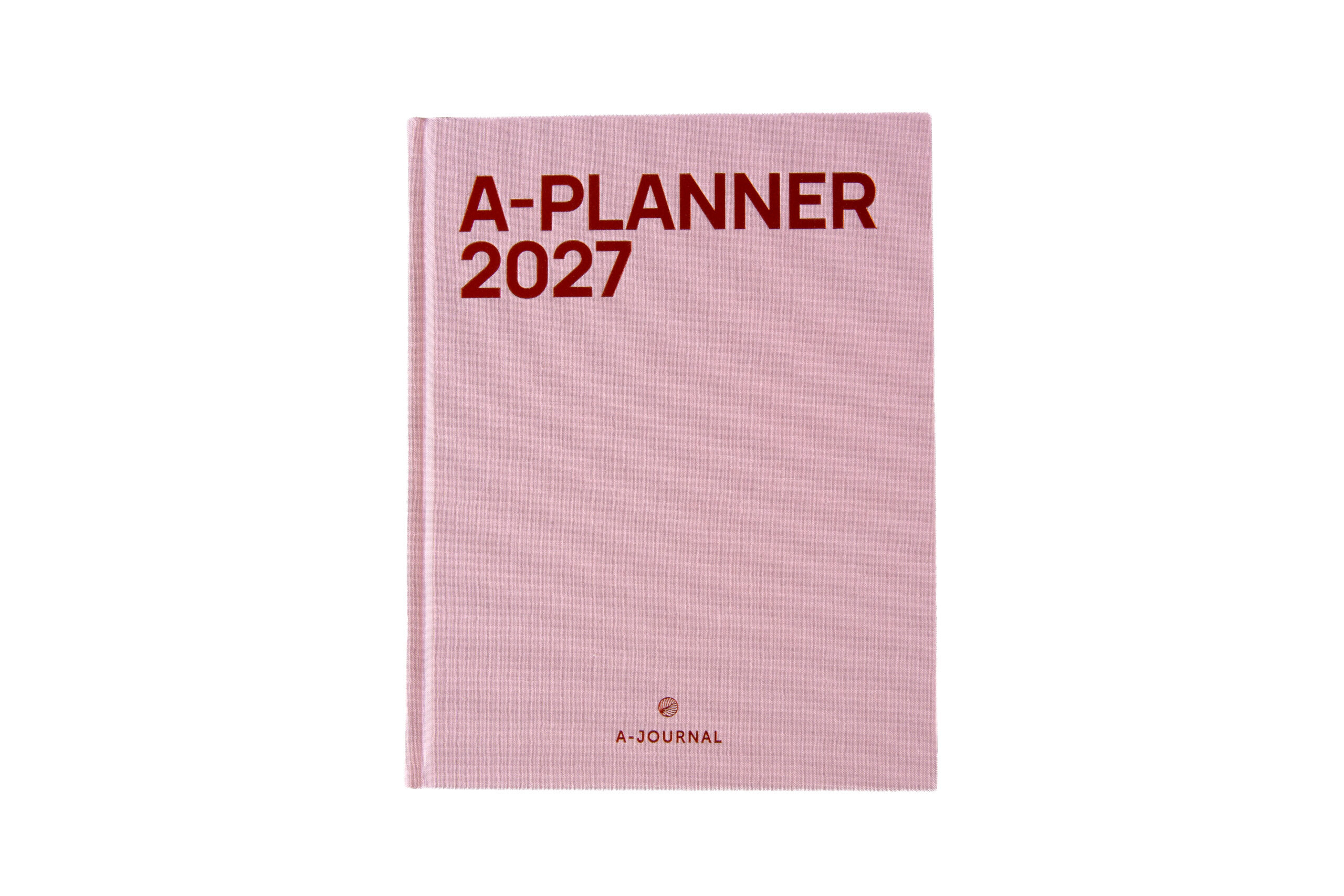 A-Journal A-Planner Diary 2027 - Pink Linen, Kalender 2027