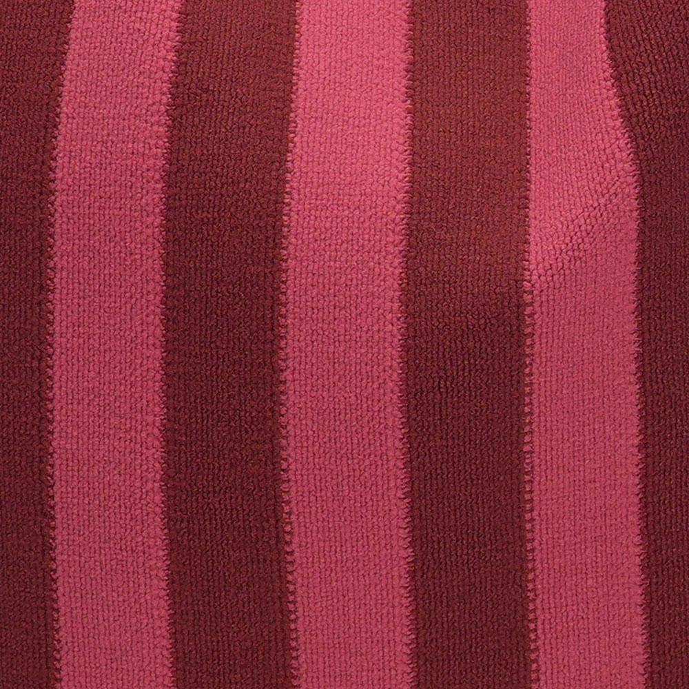 LOT83 Shopper Lois 135, Streifen Bordeaux, ca.  45 x 35 cm , kuschelig