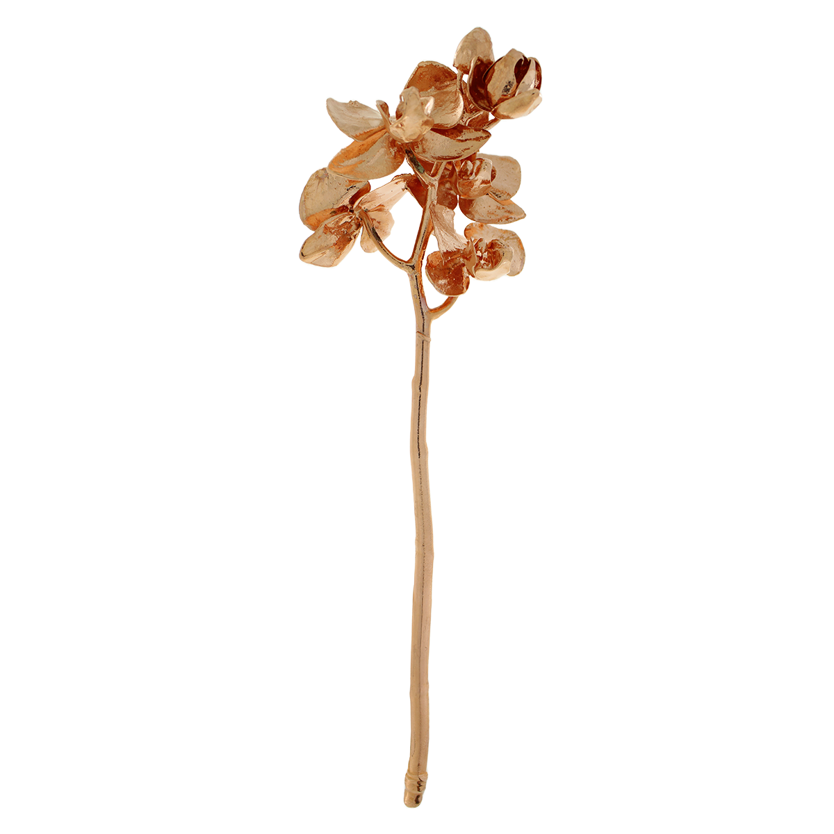 Blume Orchidee Kupfer, ca. 25-30 cm, jedes ist ein Unikat