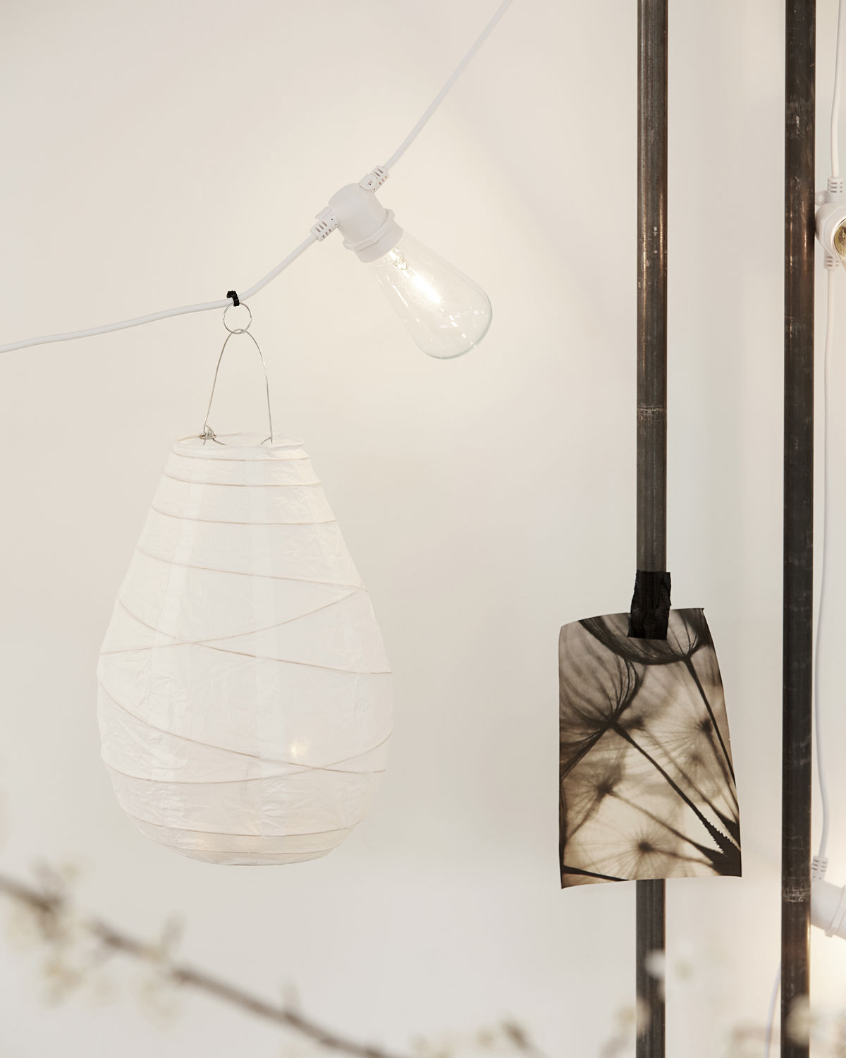 % House Doctor Laterne, Drop, Weiß, Höhe ca. 35 cm, pro Stück