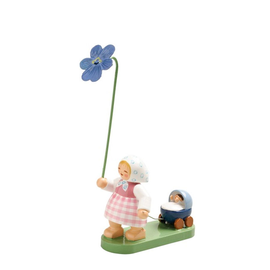 Wendt & Kühn Blumenkind "Mädchen mit Veilchen" von Wendt & Kühn 