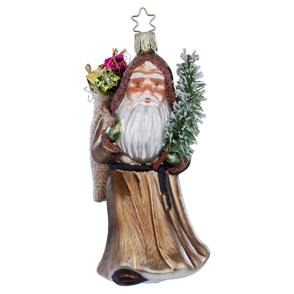 Inge Glas Edition 2024 Traditioneller Weihnachtsmann, Santa, ca. 13 cm, Edition 2024