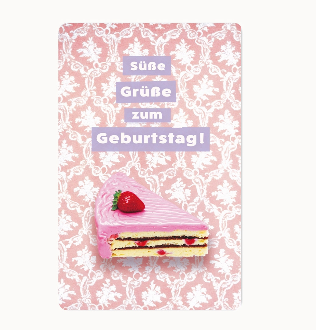 Lunacard Postkarte Süße Grüße