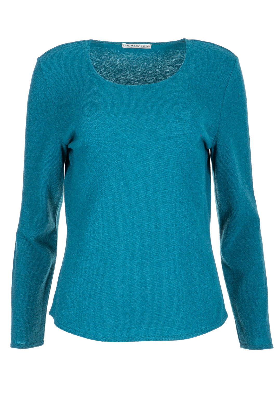 DUNQUE Pullover Uni, Farbe jade, Made in Germany 
