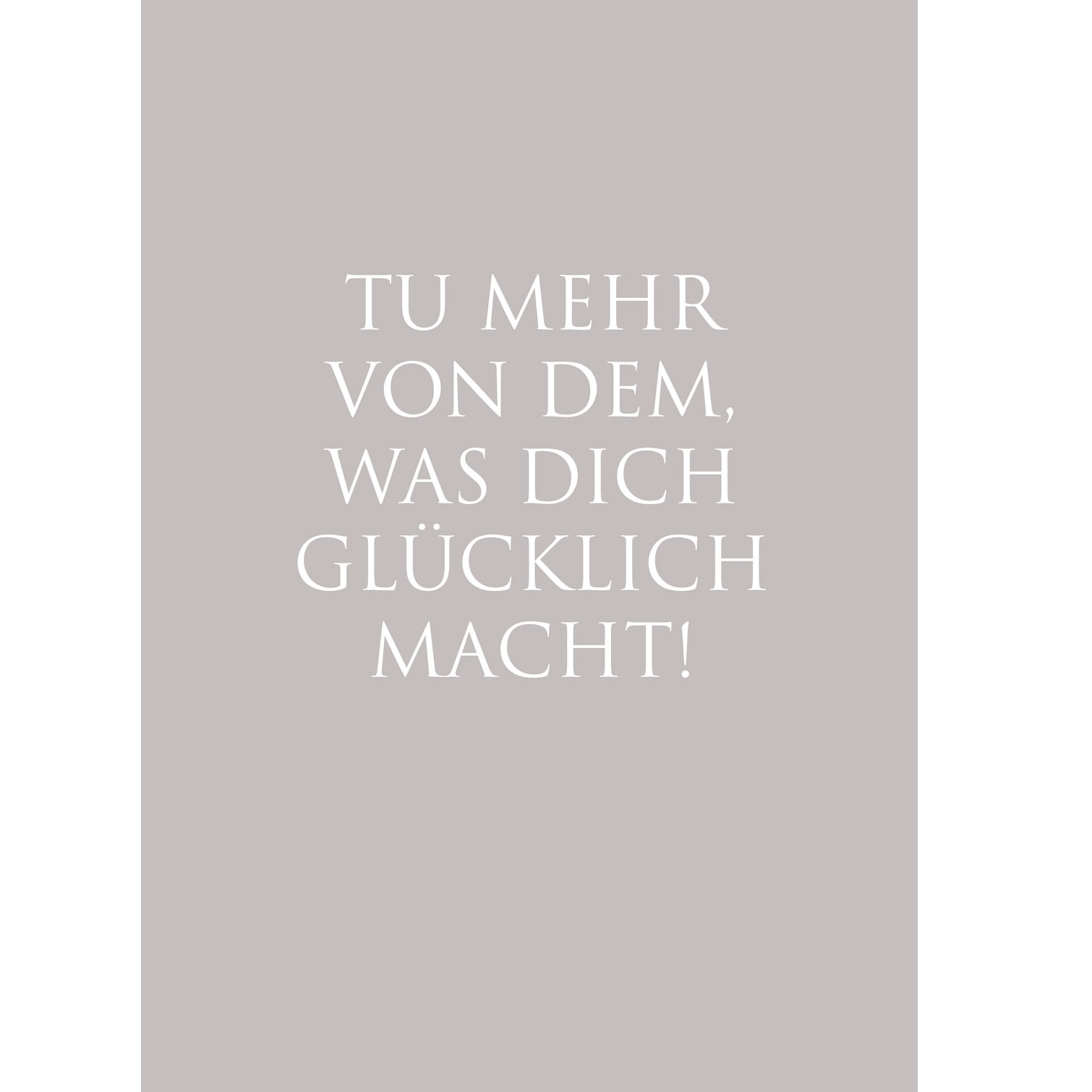 Kunstdruck "Glücklich" von Wunderwort ... letzte Chance, wird nicht nachgedruckt! 