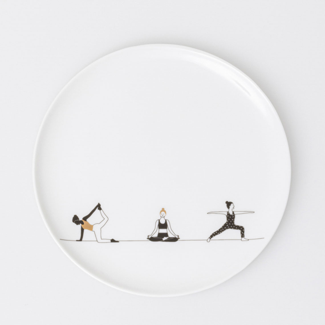 Geschenkteller "Yoga" von Räder  , D. 15 cm
