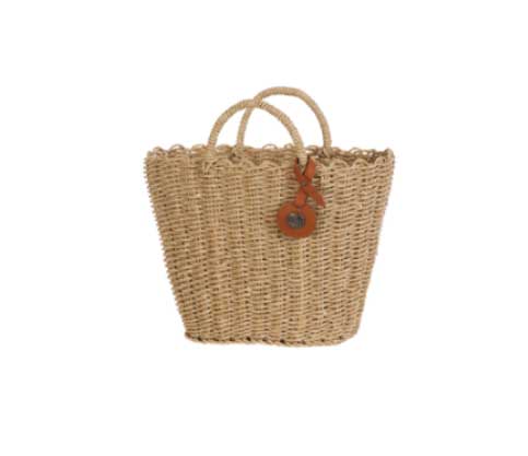 HANDED BY Mini Shopper Sofia, natural light brown, ca. 22 x 20 x 13 cm