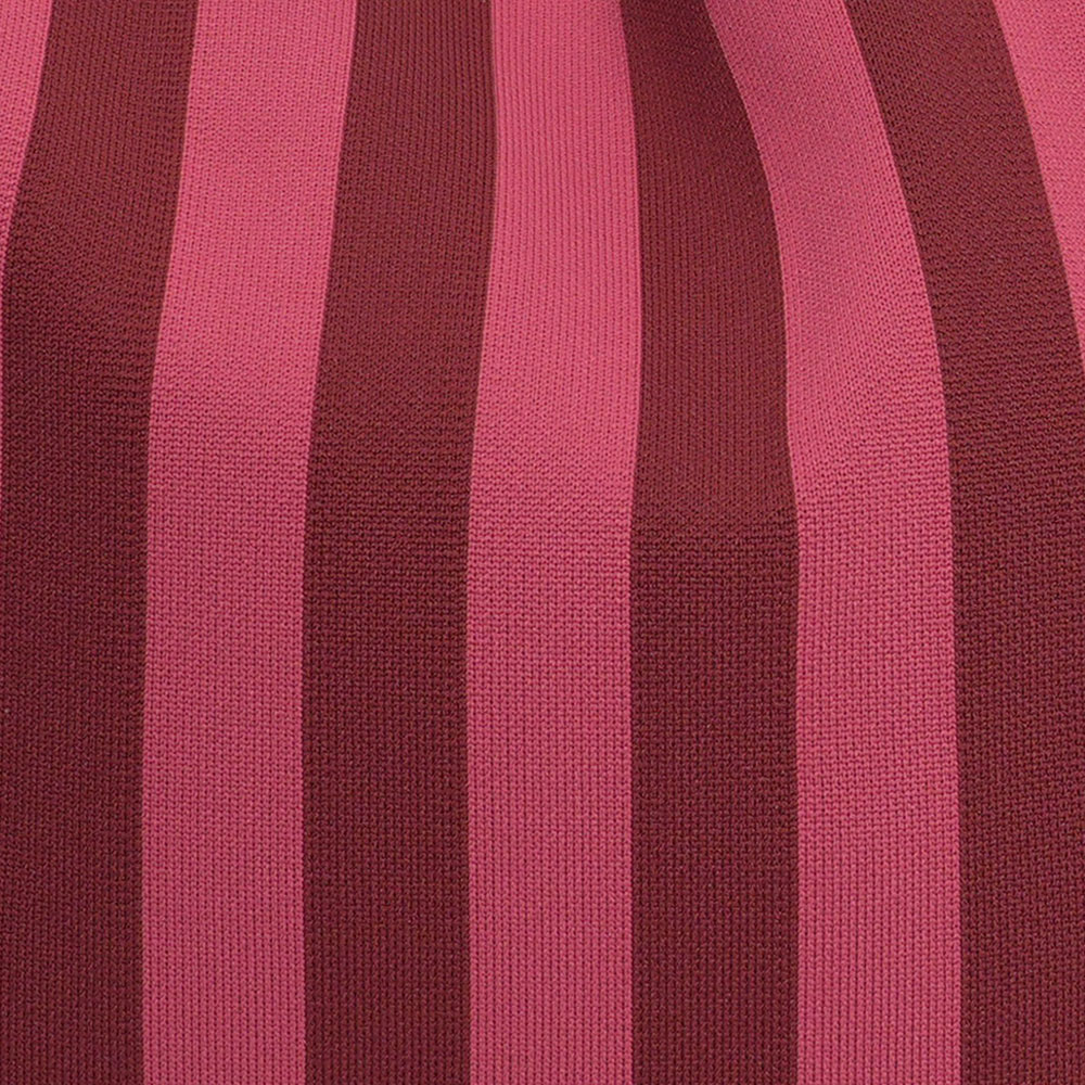 LOT83 Shopper Lois 125, Streifen Bordeaux, ca.  45 x 35 cm