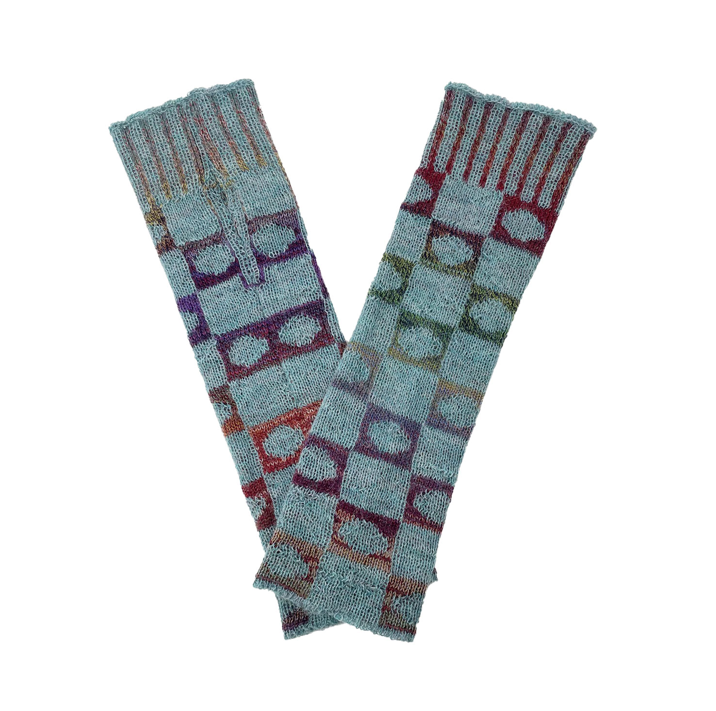 McKernan Handstulpen "QUINTO" WONDER, ca. 27 x 8 cm, 50 % Wolle, 50 % Alpaka, Pulswärmer