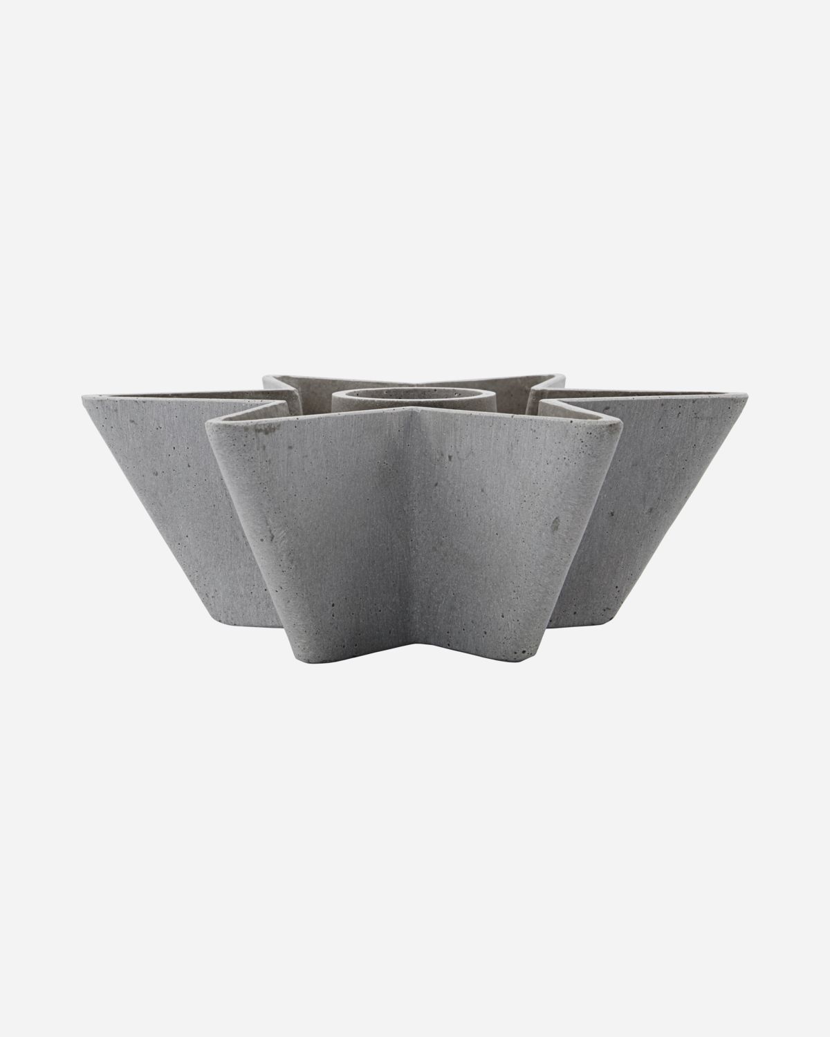 House doctor Kerzenständer STERN "Mold Star", Grau, Stein, D. ca. 30 cm House doctor Kerzenständer STERN "Mold Star", Grau, Stein, D. ca. 30 cm