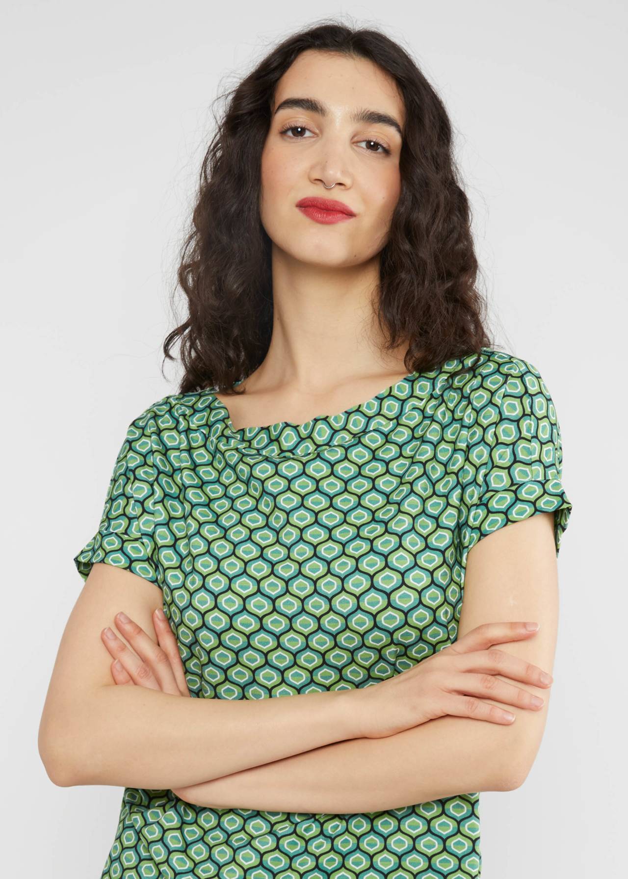 % Blutsgeschwister T-Shirt Flowgirl - spring pearl