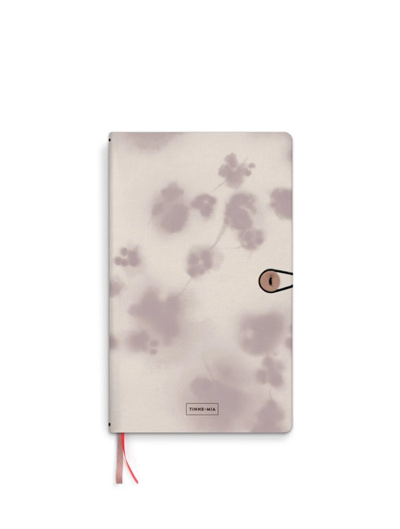Tinne+Mia Notizbuchknopf - Leinen - Amour des lilas- FSC Mix