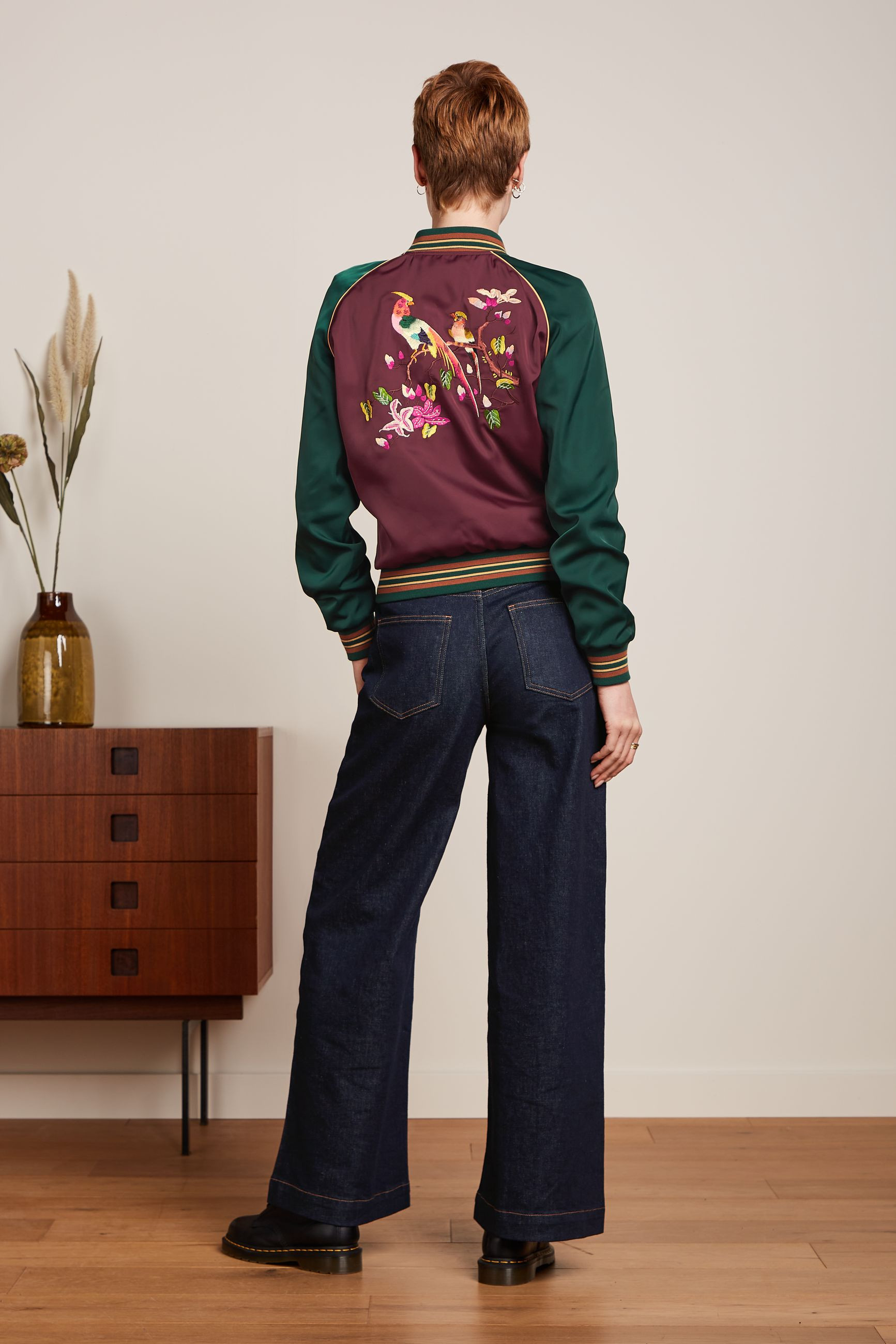 % King Louie Bomberjacke Dazy, Rock, Farbe: Windsor Red, Größe 36/S