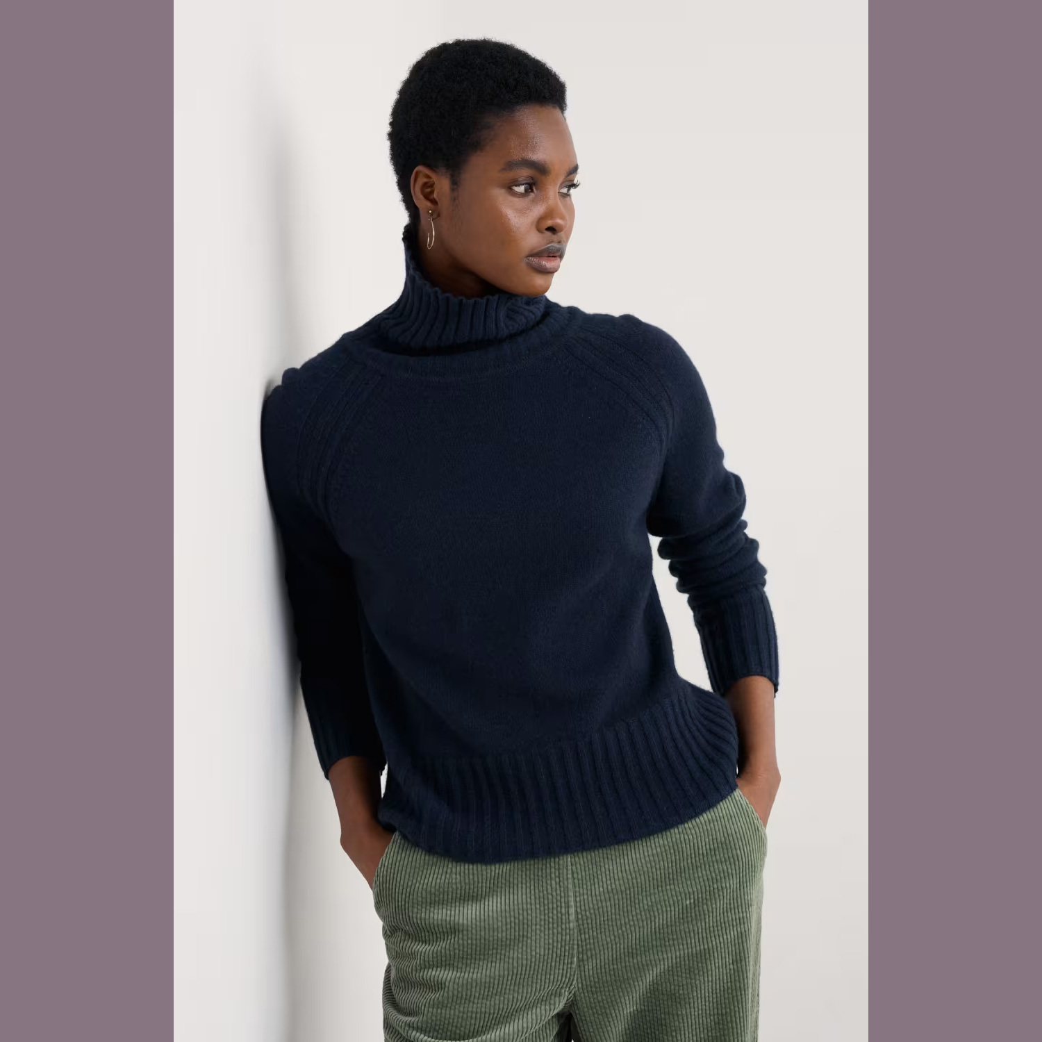 SEASALT CORNWALL Pullover Basset Cove Jumper Made With Merino Wool, Farbe: Maritime