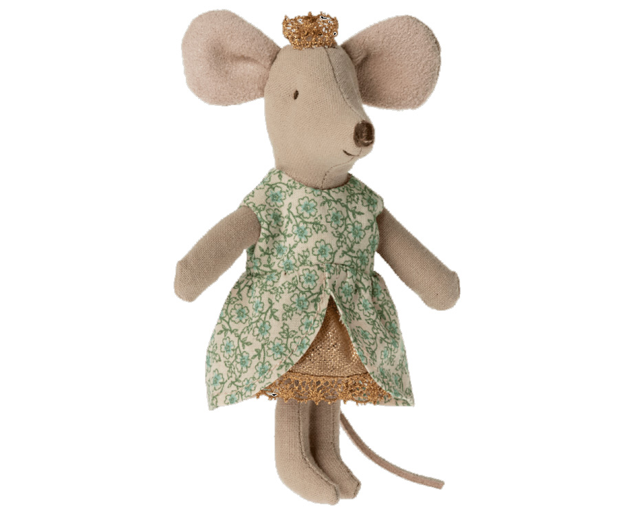 Maileg Maus Prinzessin, kleine Schwester, ca. 11 cm, Maileg Princess mouse, Little sister in matchbox Maileg Maus Prinzessin, kleine Schwester, ca. 11 cm, Maileg Princess mouse, Little sister in matchbox