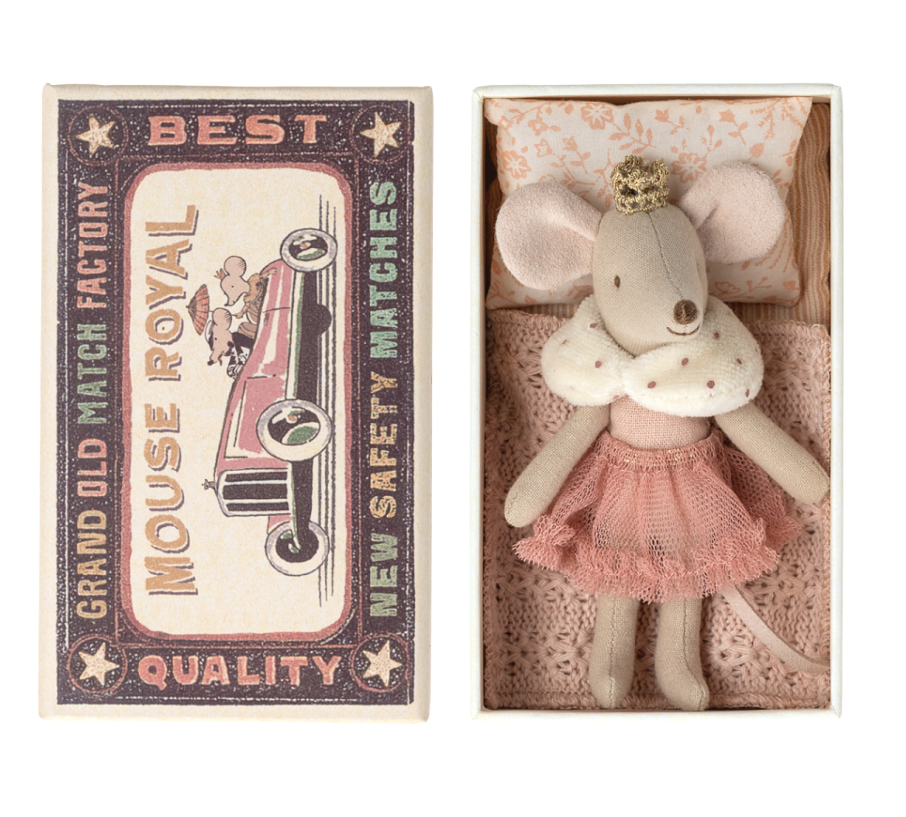 Maileg Prinzessin, kleine Schwester, ca. 11 cm in Box