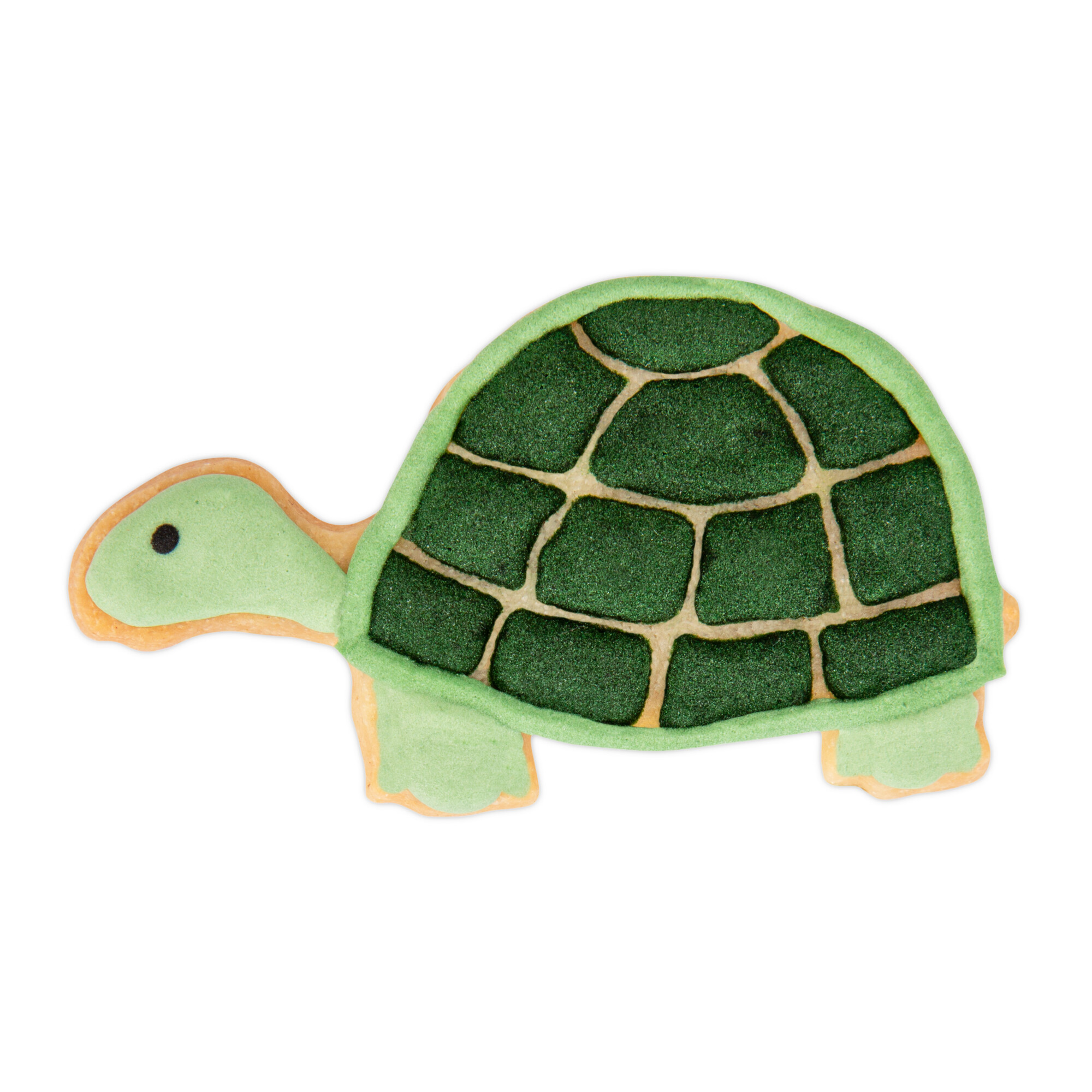 Ausstecherle Schildkröte Edelstahl 6,5 cm von Städter, Präge-Ausstecher Schildkröte, Plätzchen Backen   