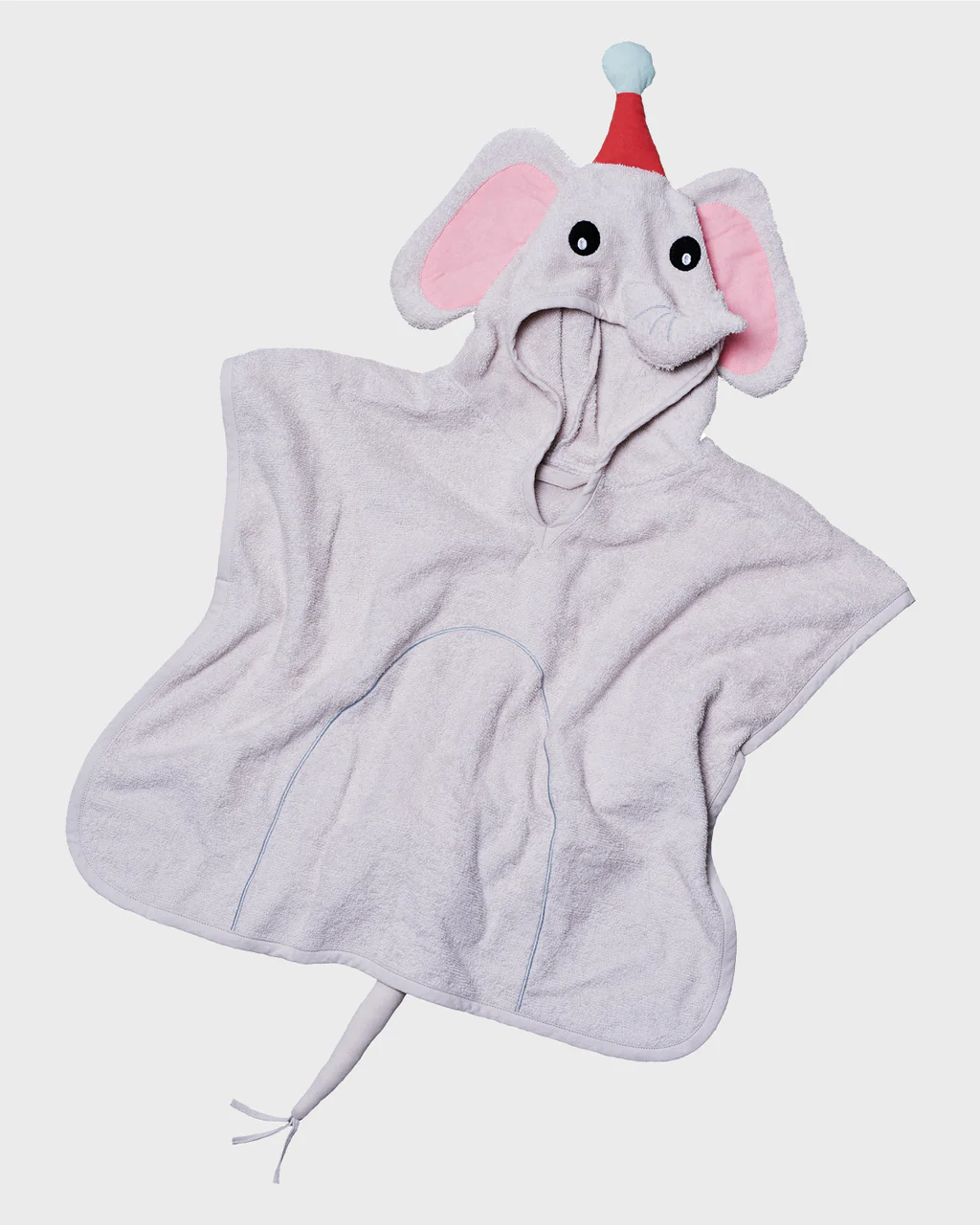Kinderhandtuch Elefant, Organic Towel Poncho - Elephant