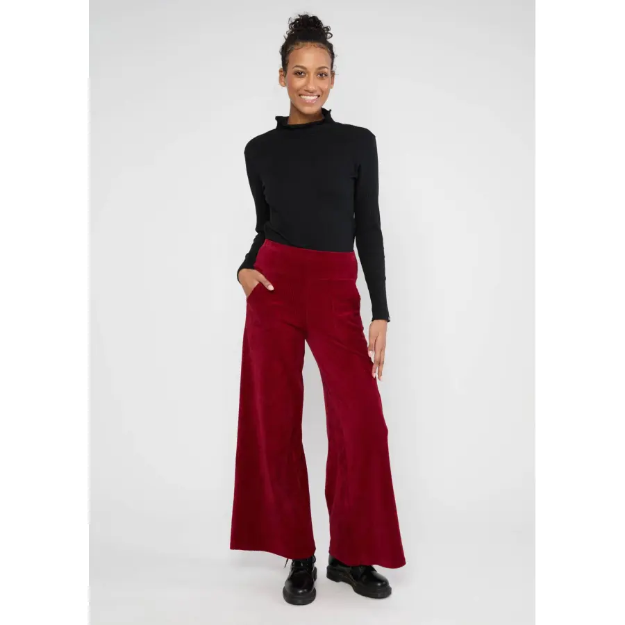 % Blutsgeschwister Culotte Hose Jolly Marleen, Cord, Farbe: red Größe XS