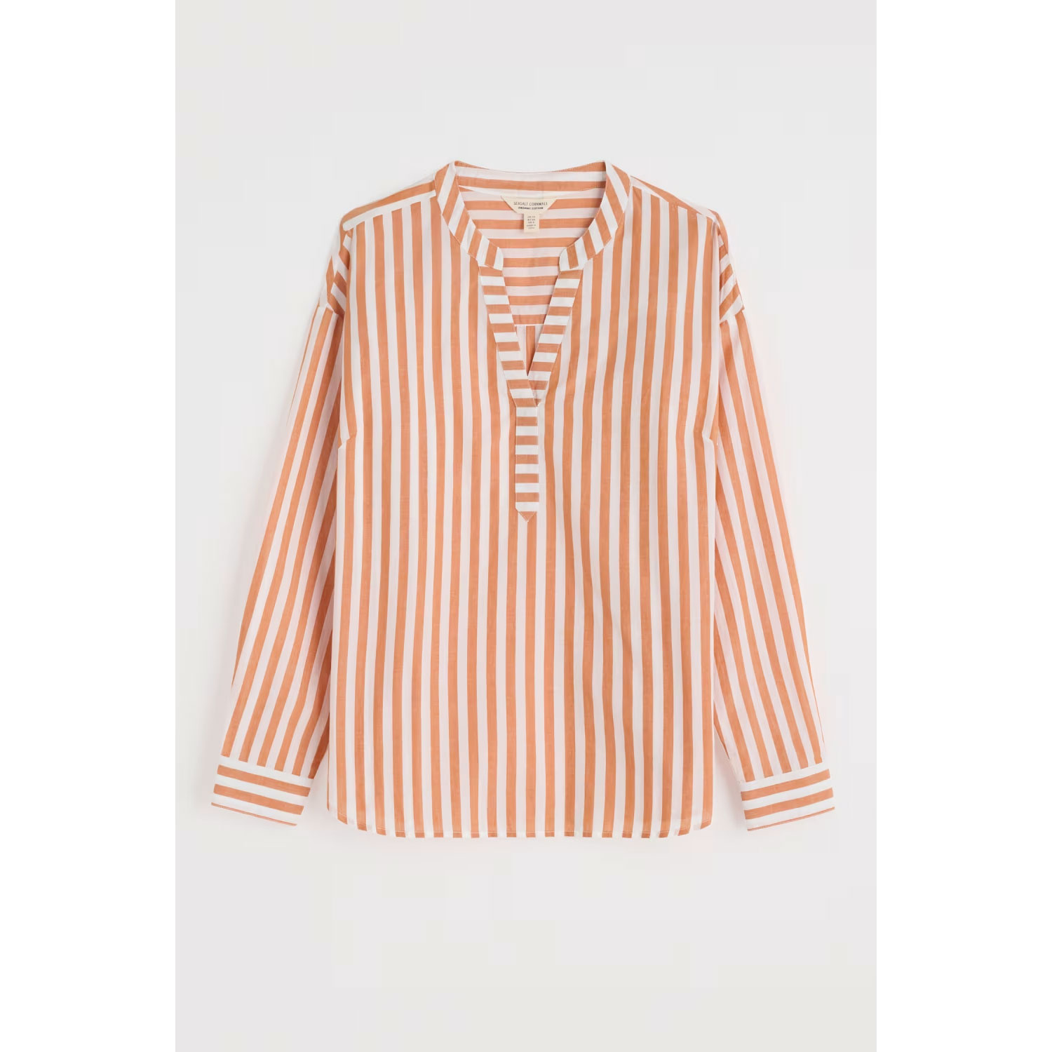 % SEASALT CORNWALL Eyebright Longline Shirt in GOTS-Certified Organic Cotton %