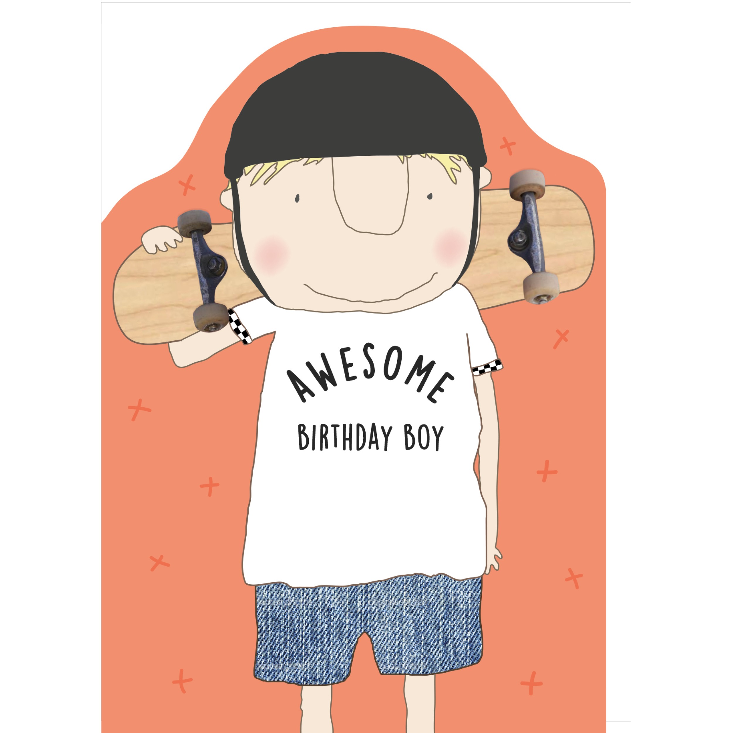 Rosie Made A Thing Doppelkarte "Birthday Boy"  , ausgestanztes Design 