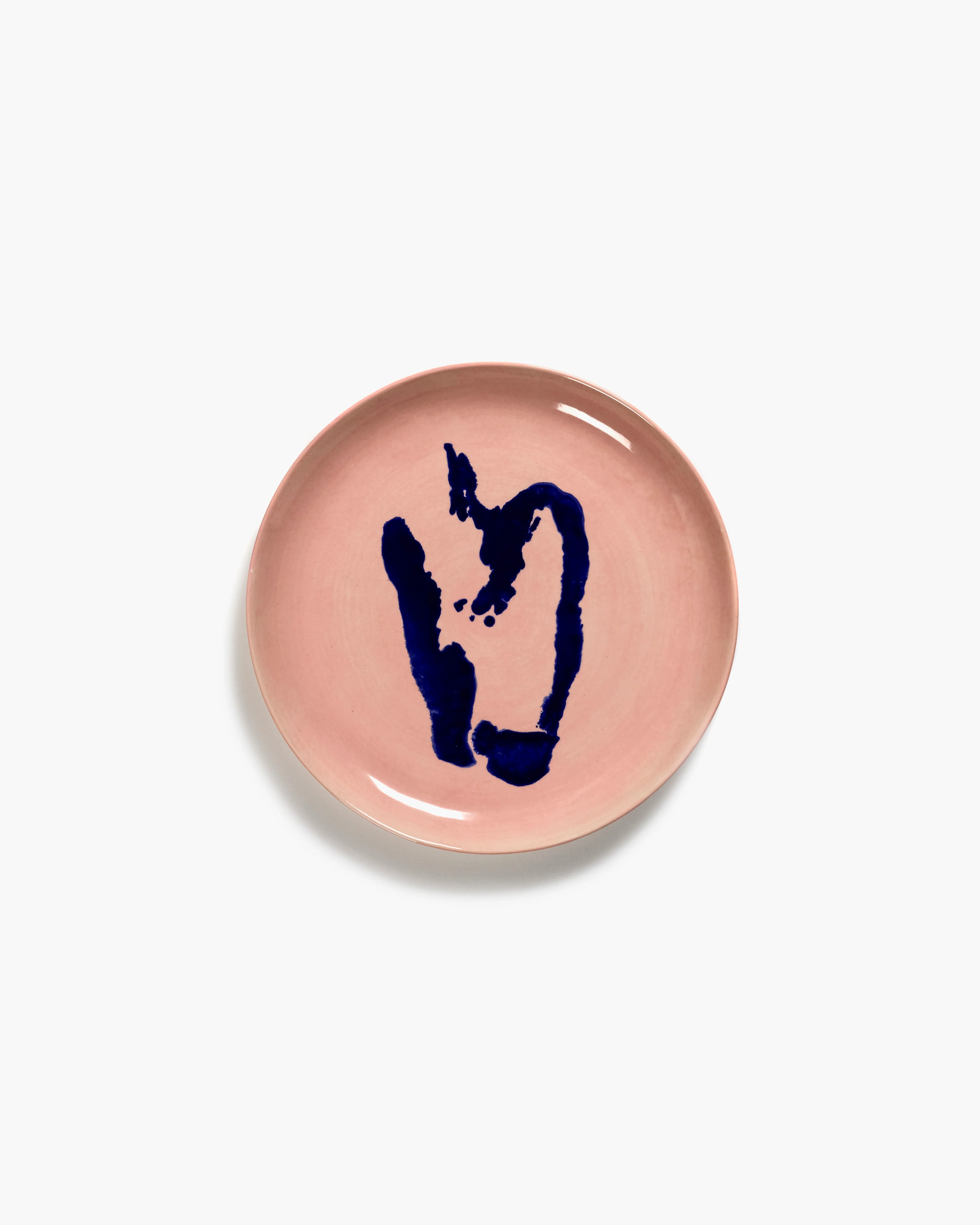 Ottolenghi Teller M delicious pink - blue pepper, Paprika,  Feast, D. 22,5 cm   