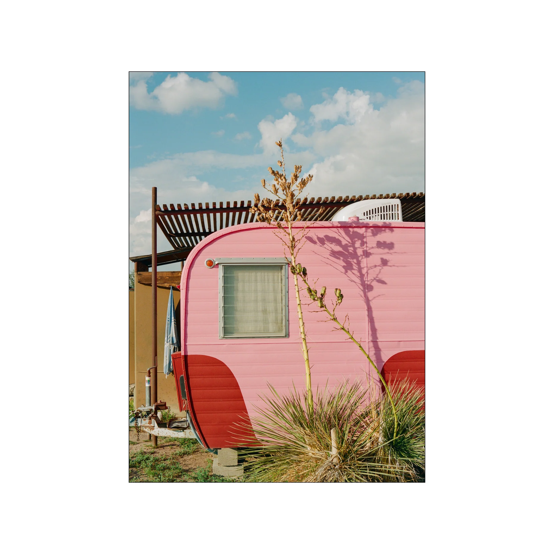 Kunstdruck A4 "El Cosmico Marfa II"        Wohnwagen, Camping