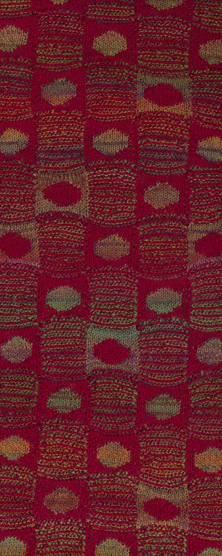 McKernan Handstulpen "QUINTO" ROUGE PALETTE, ca. 27 x 8 cm, 50 % Wolle, 50 % Alpaka, Pulswärmer