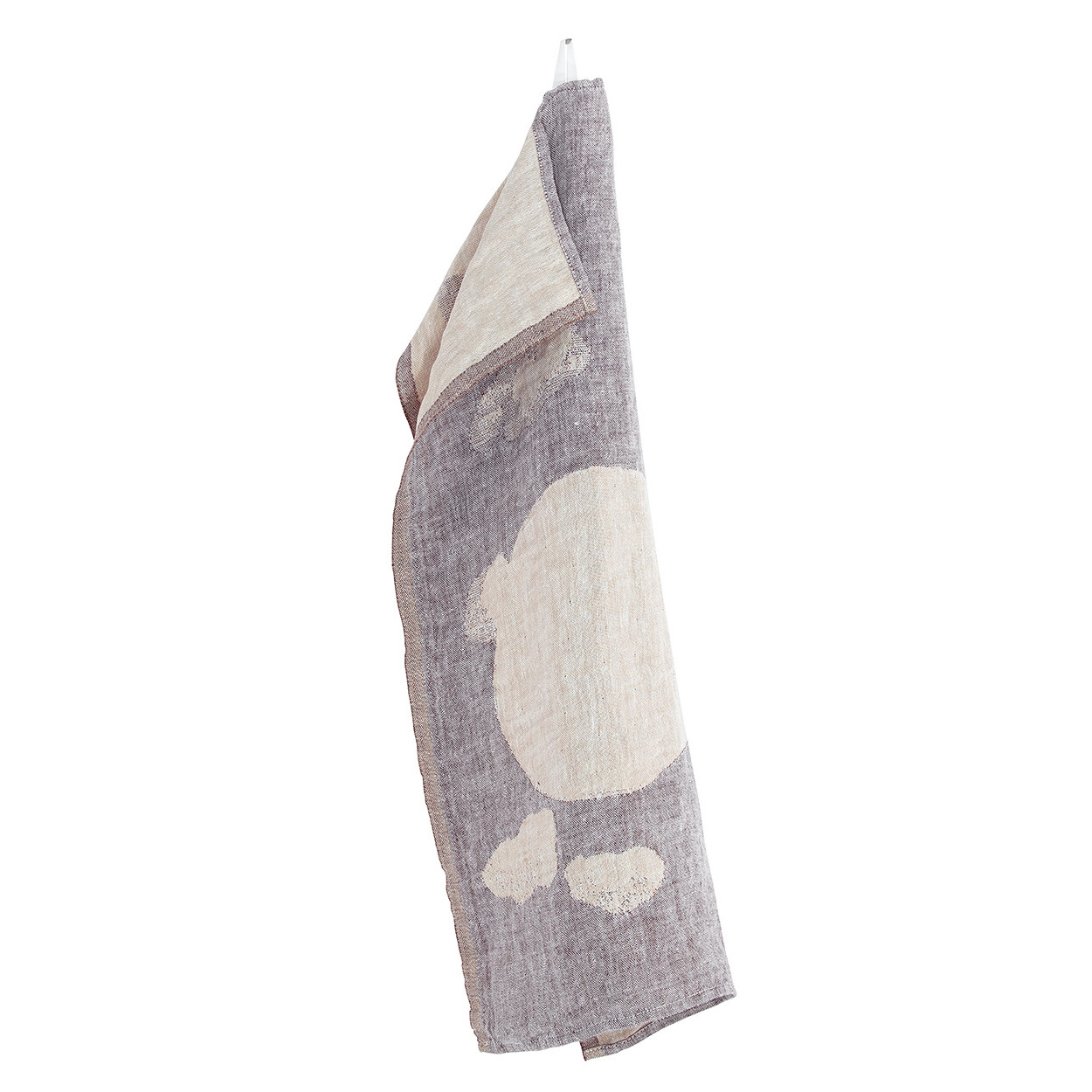 Lapuan Kankurit Handtuch "HIETSU", brown-gold, ca. 95 x 180 cm, 100% Leinen  
