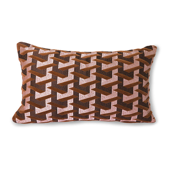 HKliving Kissen , geometrische Kissen Bordeaux (30x50) HKliving Kissen , geometrische Kissen Bordeaux (30x50)