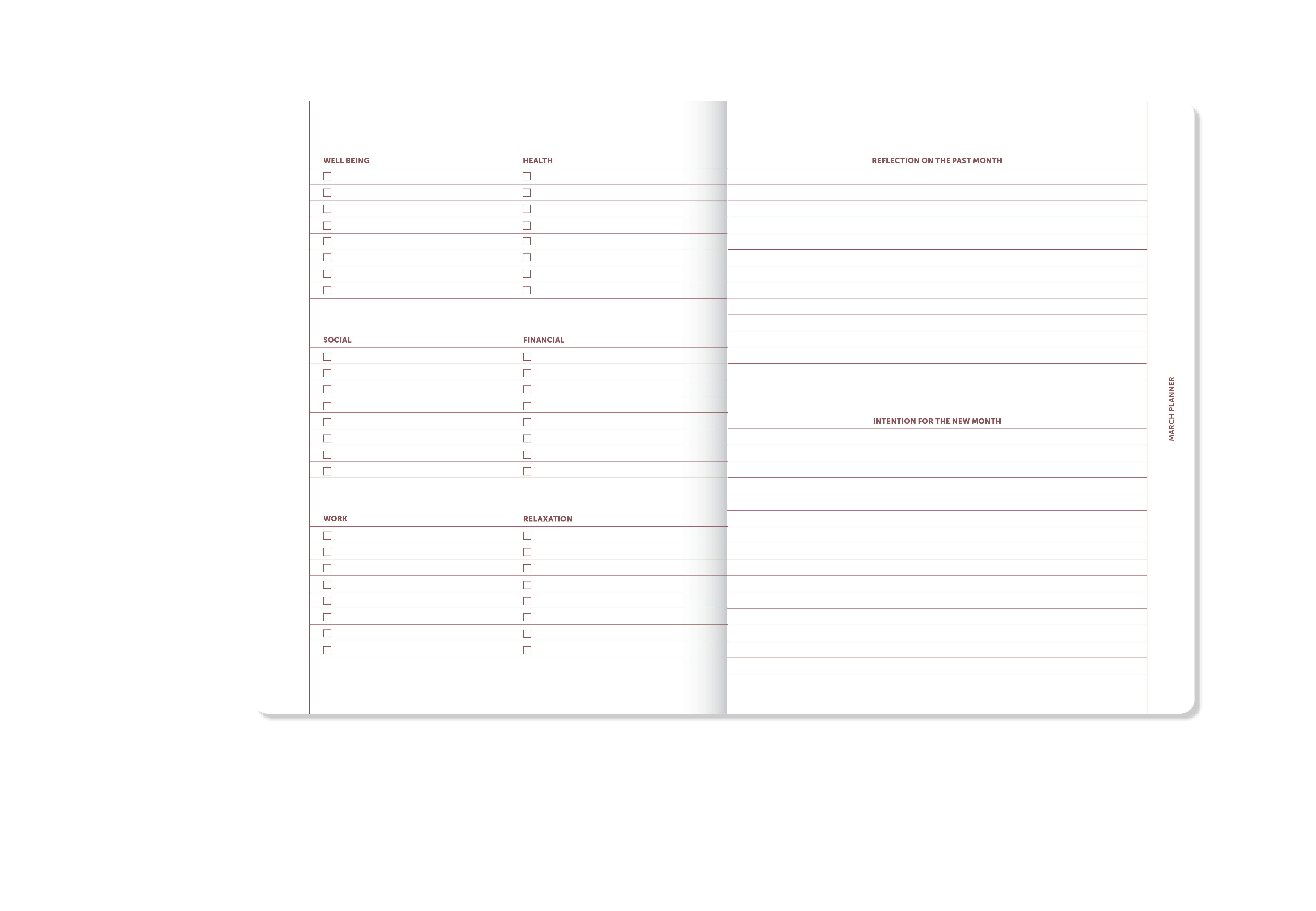 A-Journal A-Planner Diary 2027 - Pink Linen, Kalender 2027