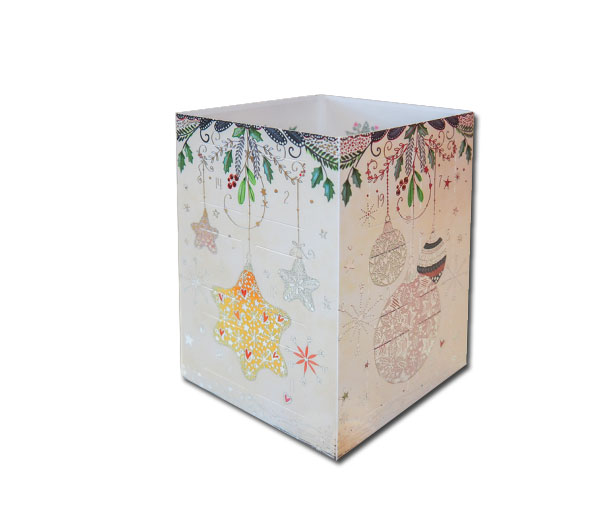 Adventskalender Karte , als Windlicht zum Aufstellen "Weihnachtsdeko"
