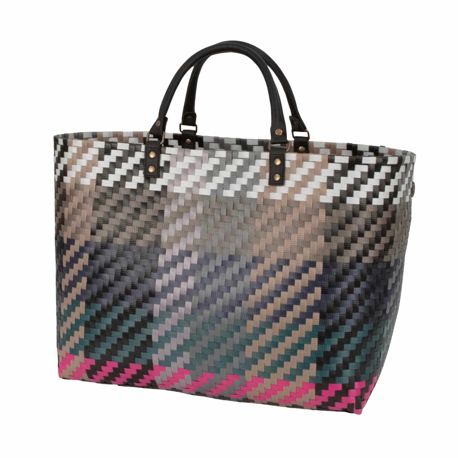 Handed By Prescott - Shopper BLACK MIX , limitierte Edition, ca.  40 x 34 x 20 cm