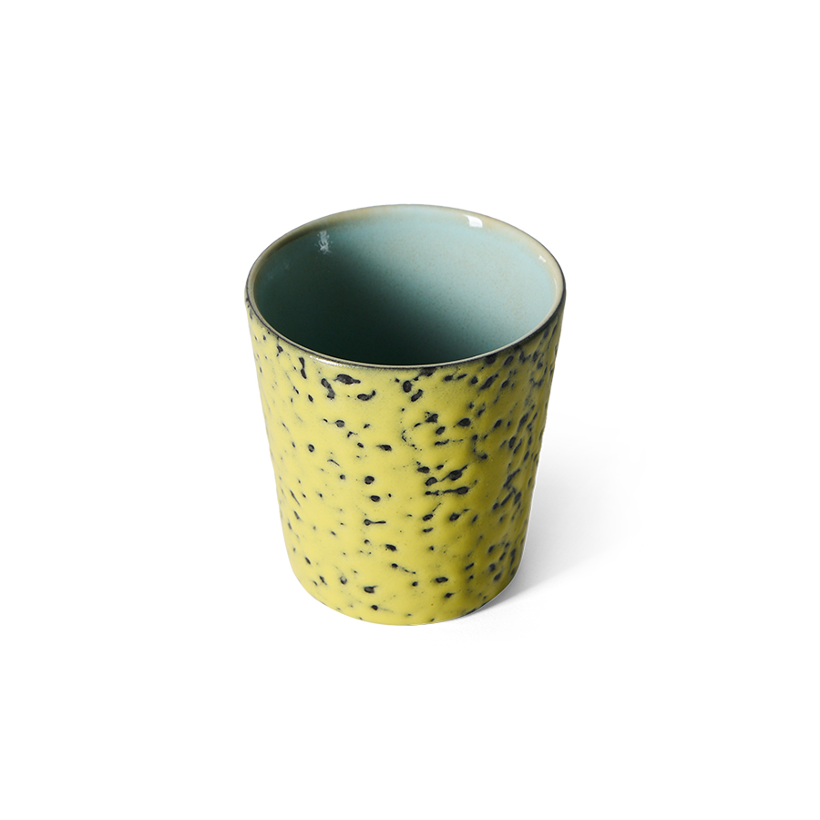 HKliving 70's Kaffee Becher/coffee mug, CORN