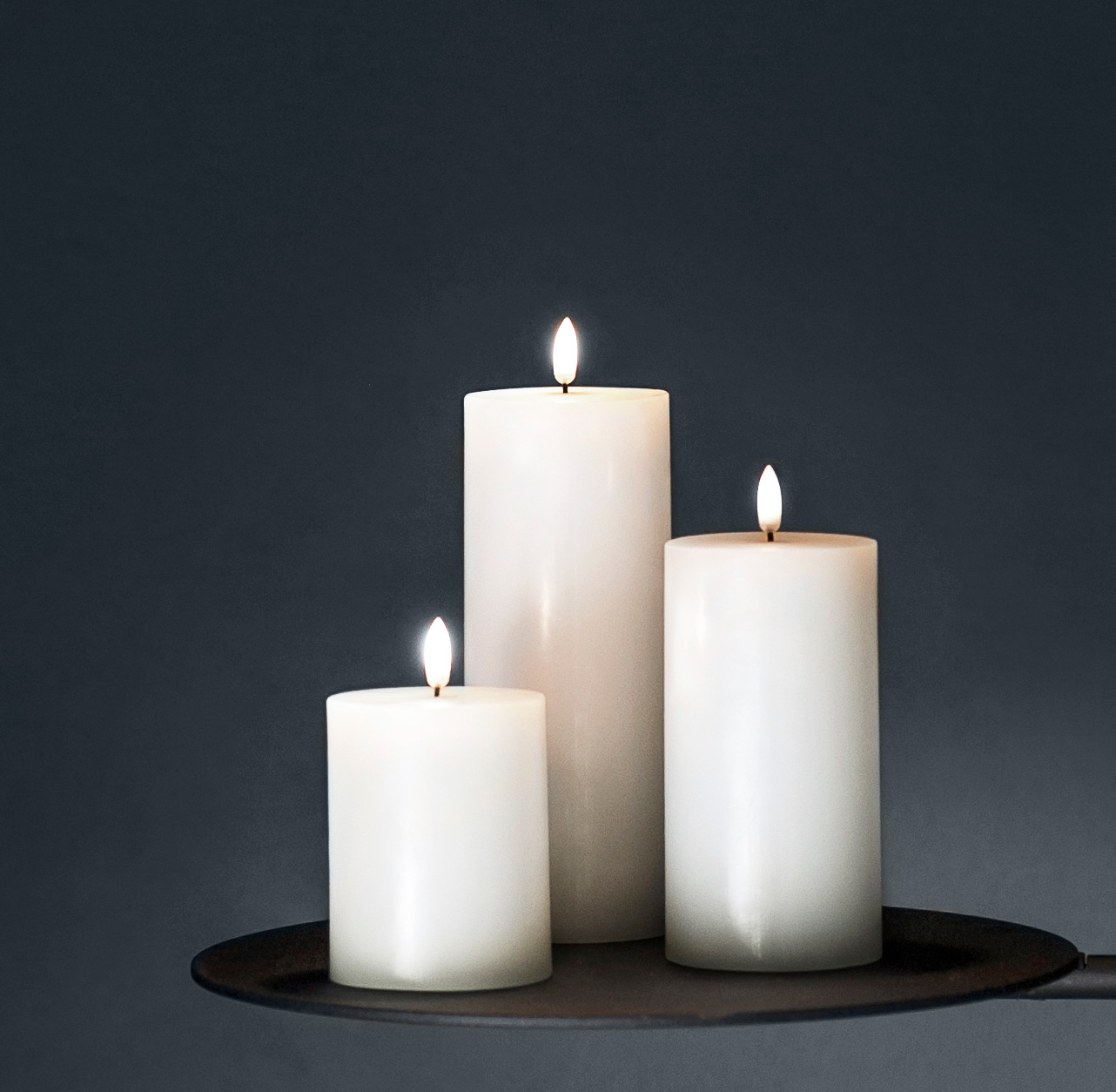LED Kerze weiss mit Dimmer, UYUNI LIGHTING LED Kerze - Nordic white