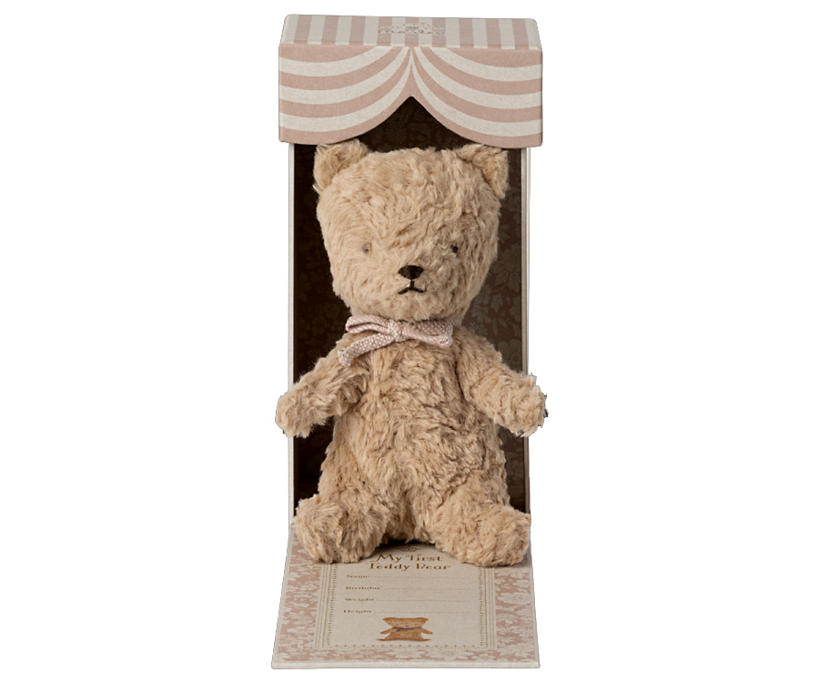% Maileg Mein erster Teddy - Powder, ca. 19 cm ...schönes Geschenk zur Geburt