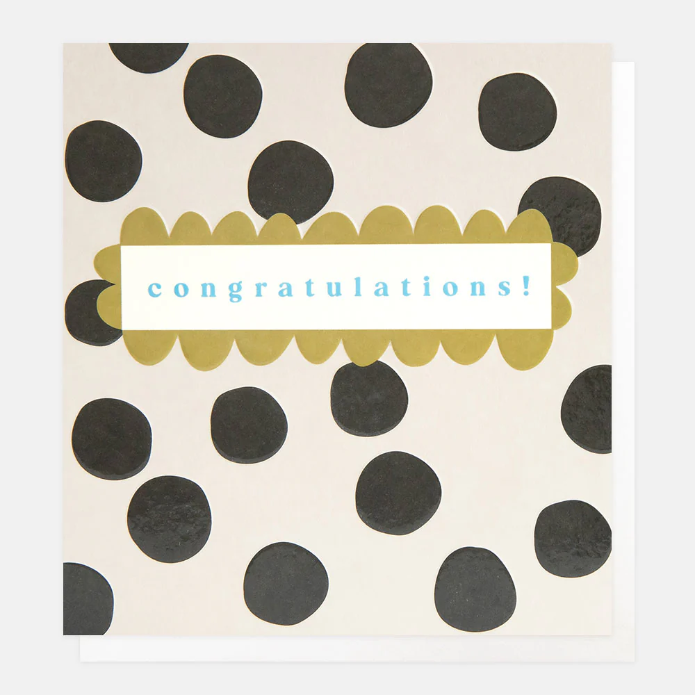 Caroline Gardner Glückwunschkarte " Congratulations " von Caroline Gardner , LOT029 