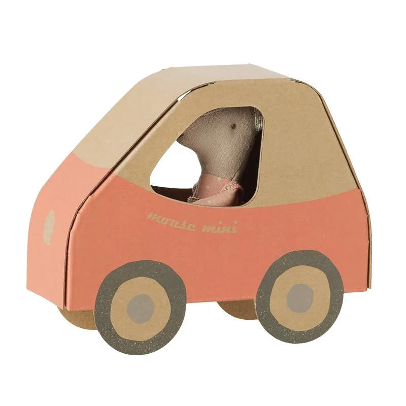 Maileg Fahrerin-Maus, kleine Schwester