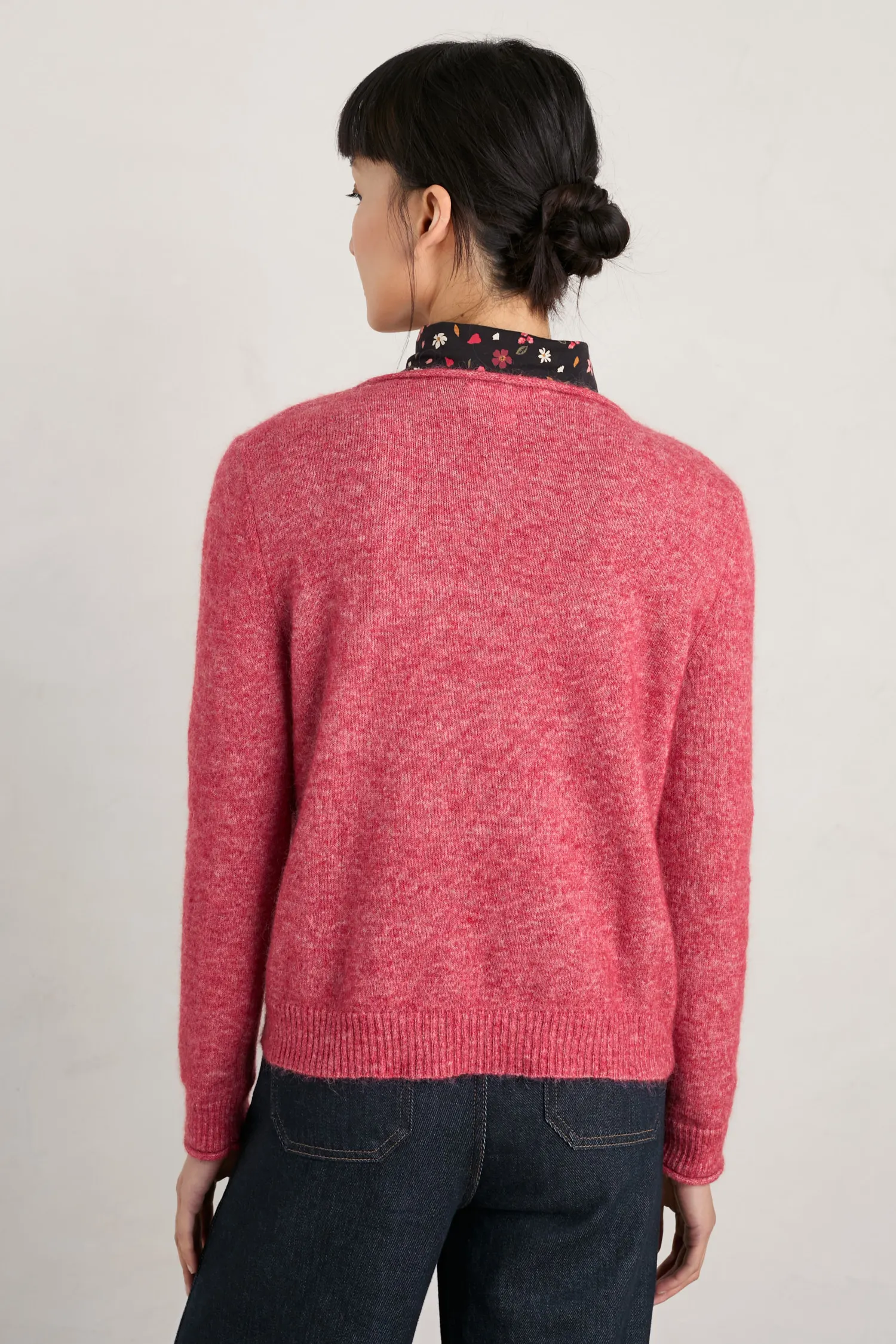 SEASALT CORNWALL Pullover Lily Bell Jumper-Echinacea