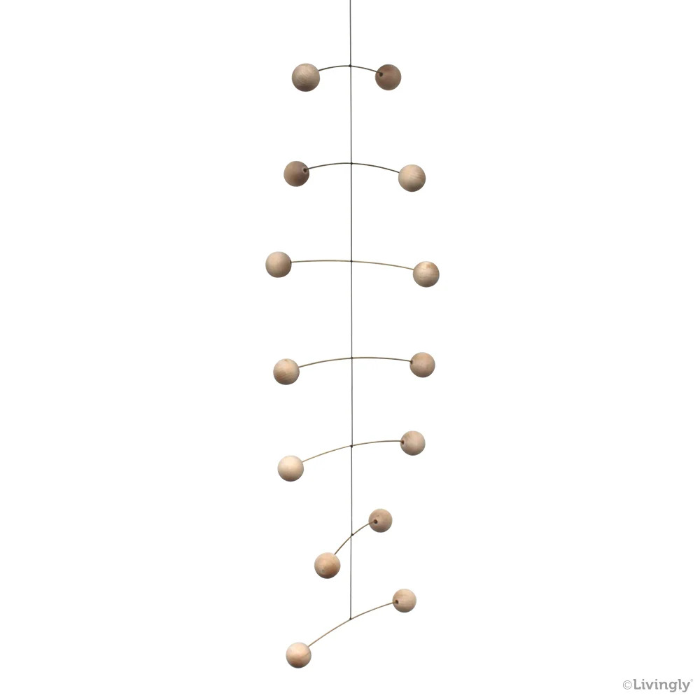 Livingly Mobile Fun DNA, wooden mobile, Holz von Livingly  , ca. 70  x 21 cm 