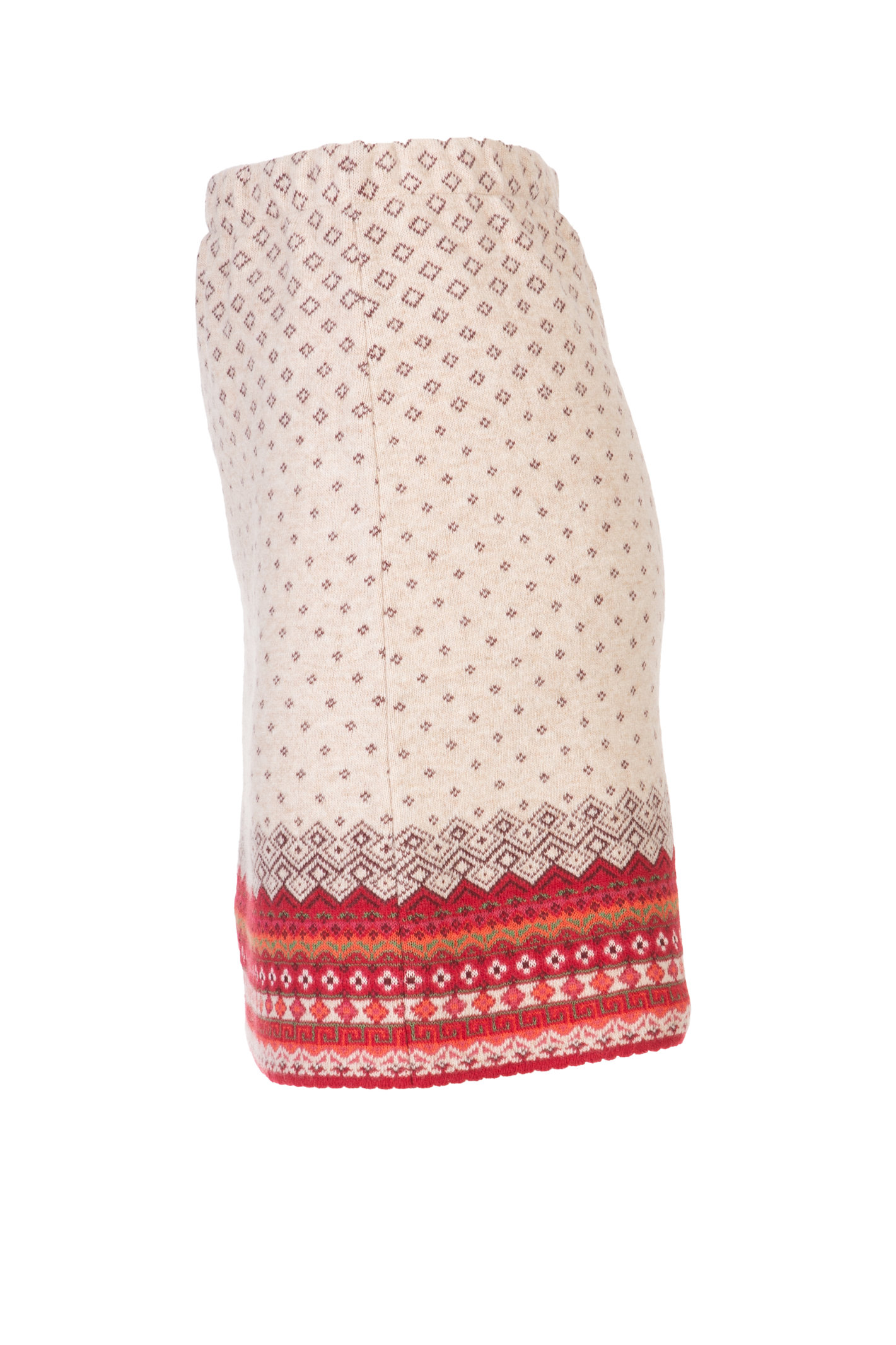 DUNQUE Jacquard-Rock" BILLE" GOTS , Farbe natur-bunt, Made in Germany