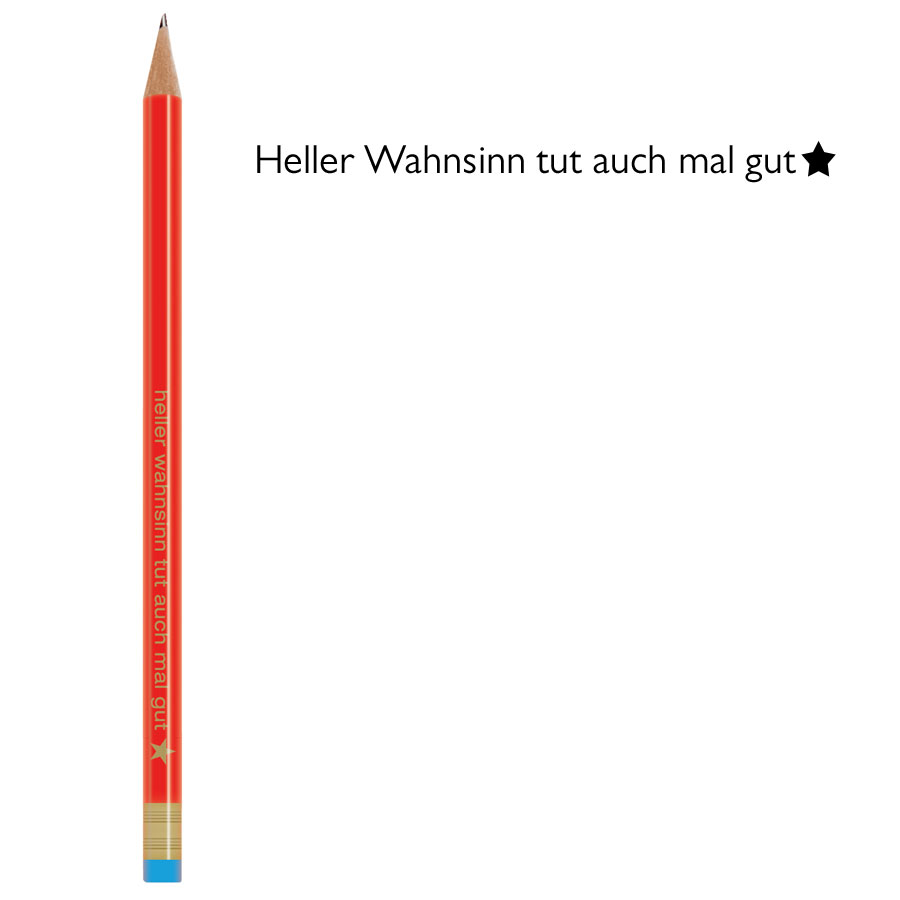 Bleistift Spruchreif Wahnsinn von Cedon    