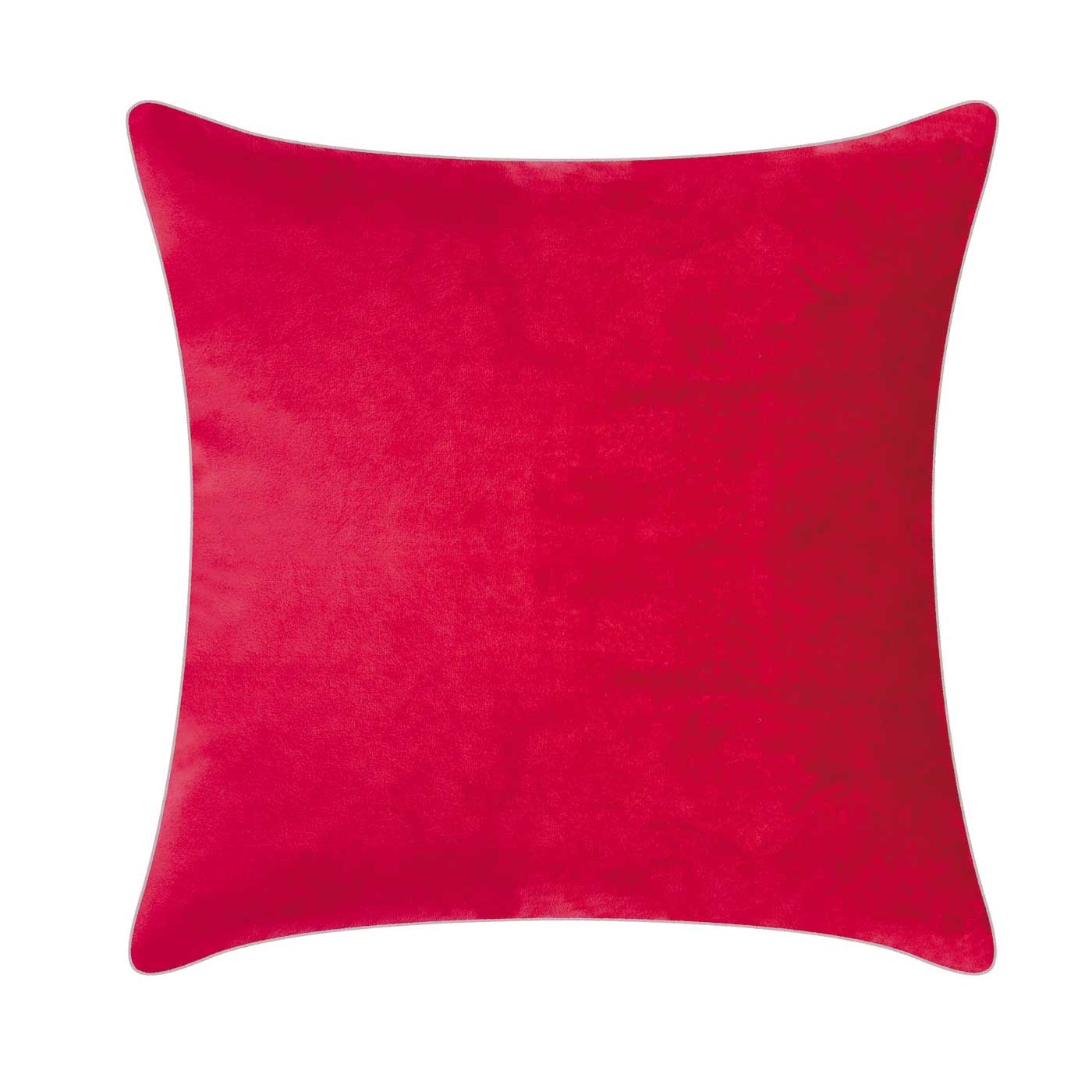 % pad Kissenbezug Samt ELEGANCE, rot, 50 x 50 cm 