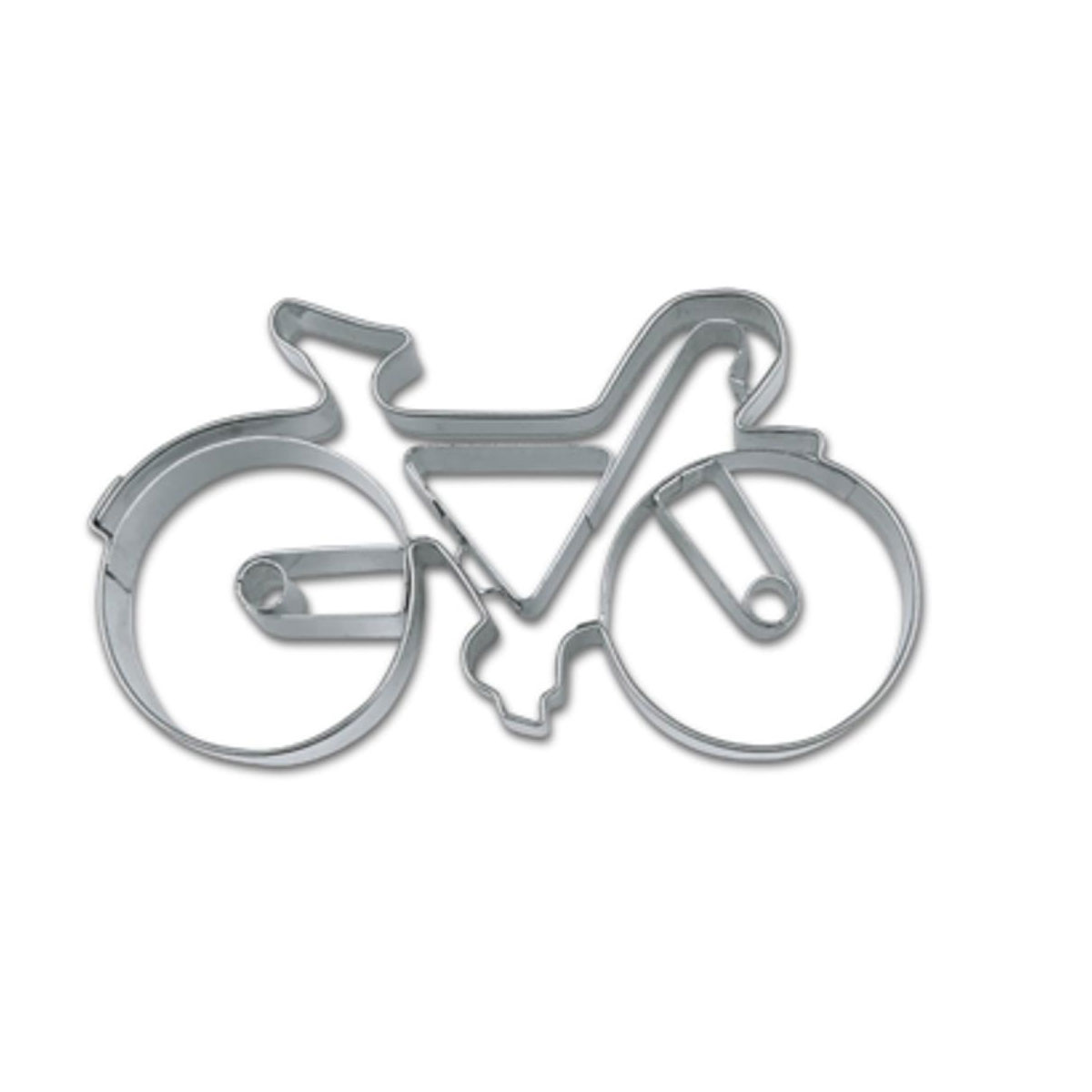 Ausstecherle Rennrad Fahrrad ca. 9 cm   von Städter, Prägeausstecher, Plätzchen Backen 