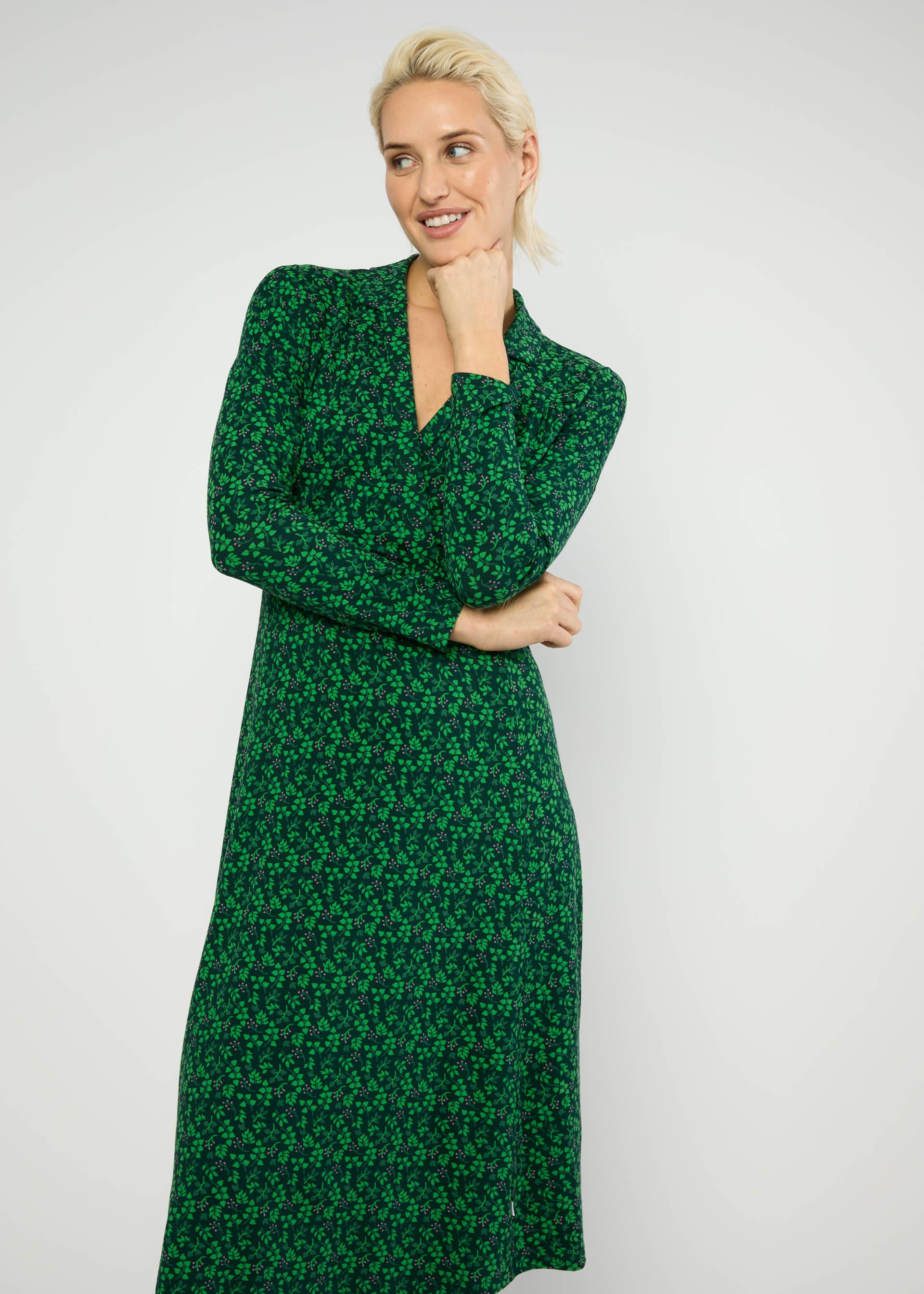 % Blutsgeschwister Midikleid Hédoniste Libre - little ivy, Tolles Grün !