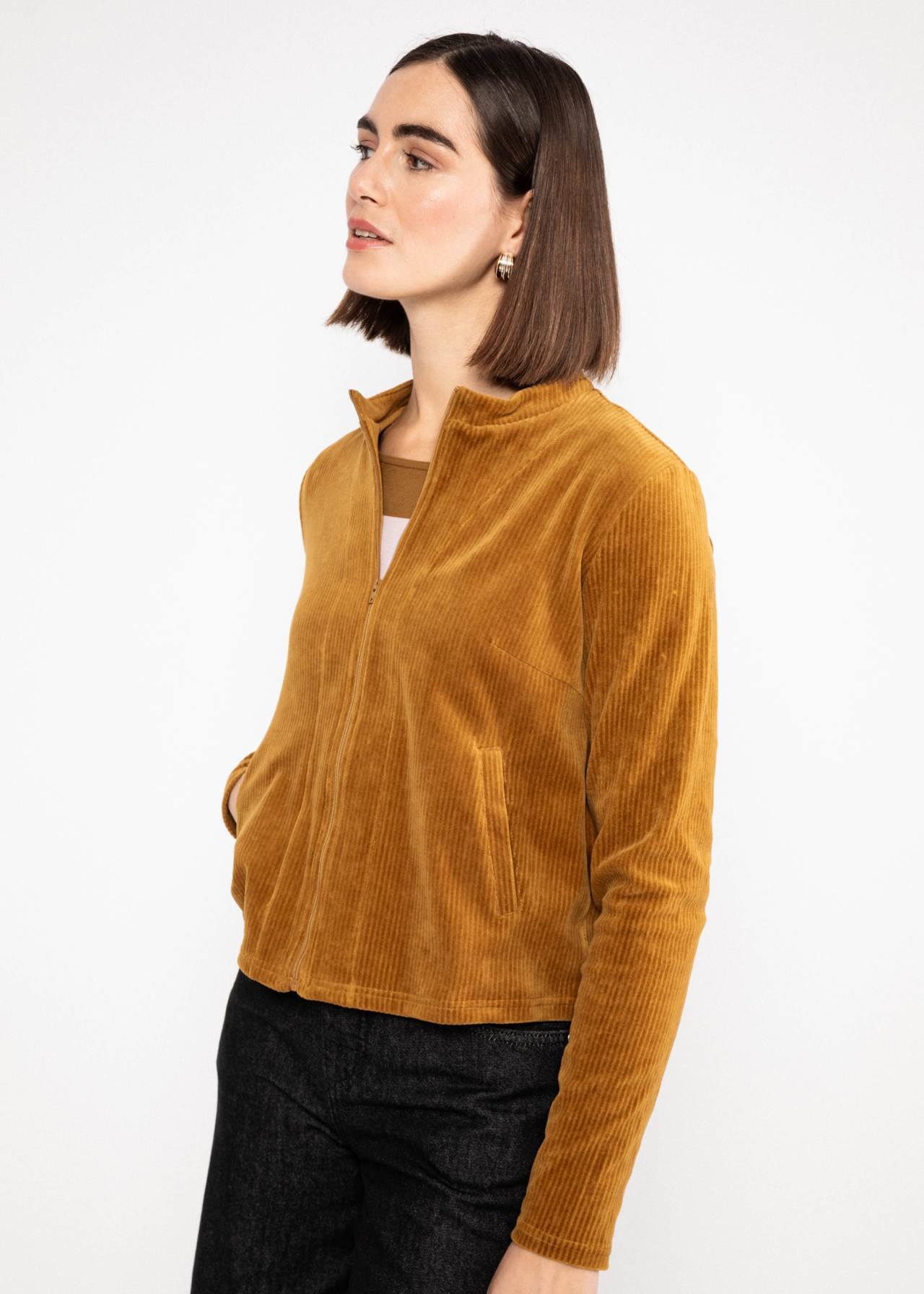 Blutsgeschwister Zip-Jacke Jolly Zip up, golden grape taste