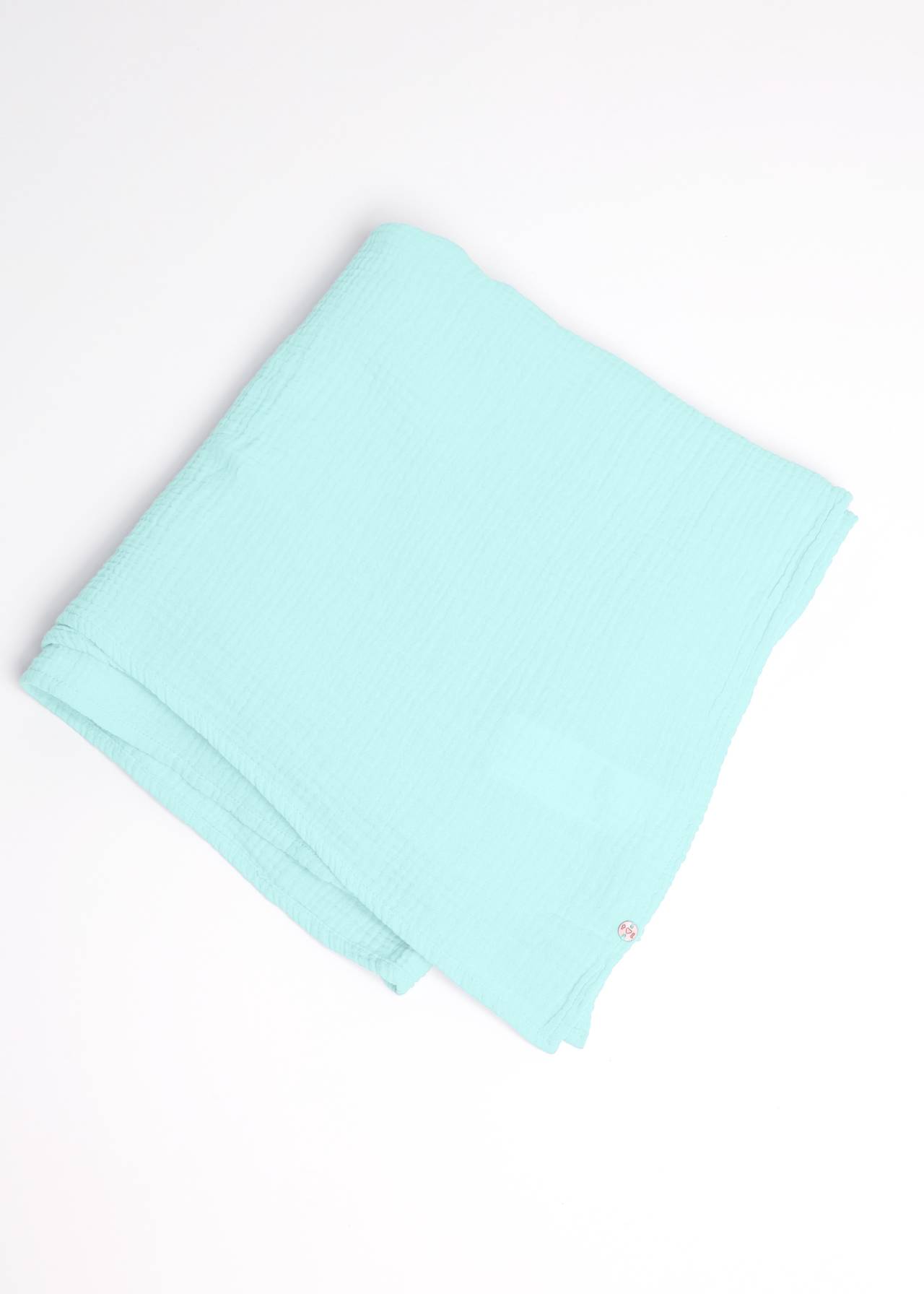 Blutsgeschwister Tuch Fine Twine, Musselin, aus Biobaumwolle, Farbe: menta verde Blutsgeschwister Tuch Fine Twine, Musselin, aus Biobaumwolle, Farbe: menta verde
