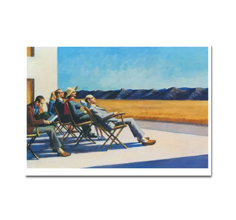 Edward Hopper Postkarte "People in the Sun, 1960"  , Kunst