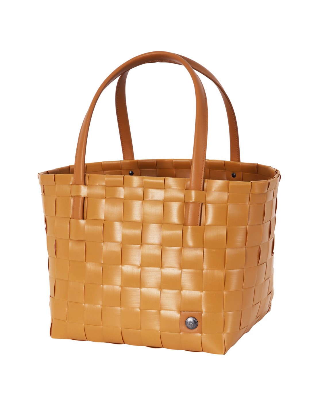 Handed By Color Match - Shopper,  PU Griffe , Farbe: sunset yellow