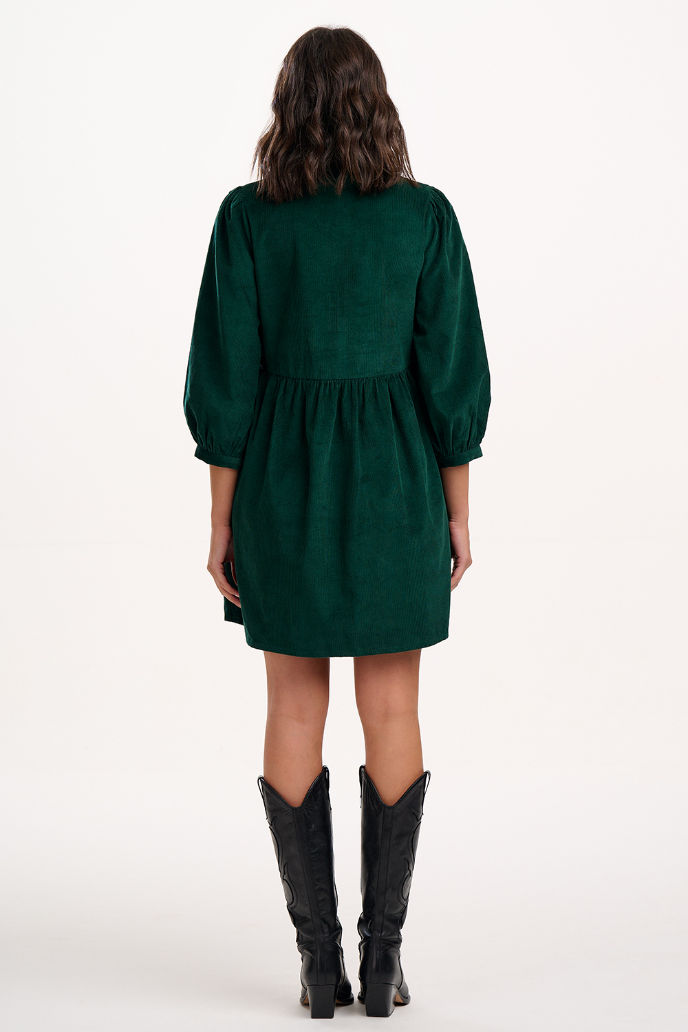 % Kleid Brandy Cord Green von sugarhill BRIGHTON